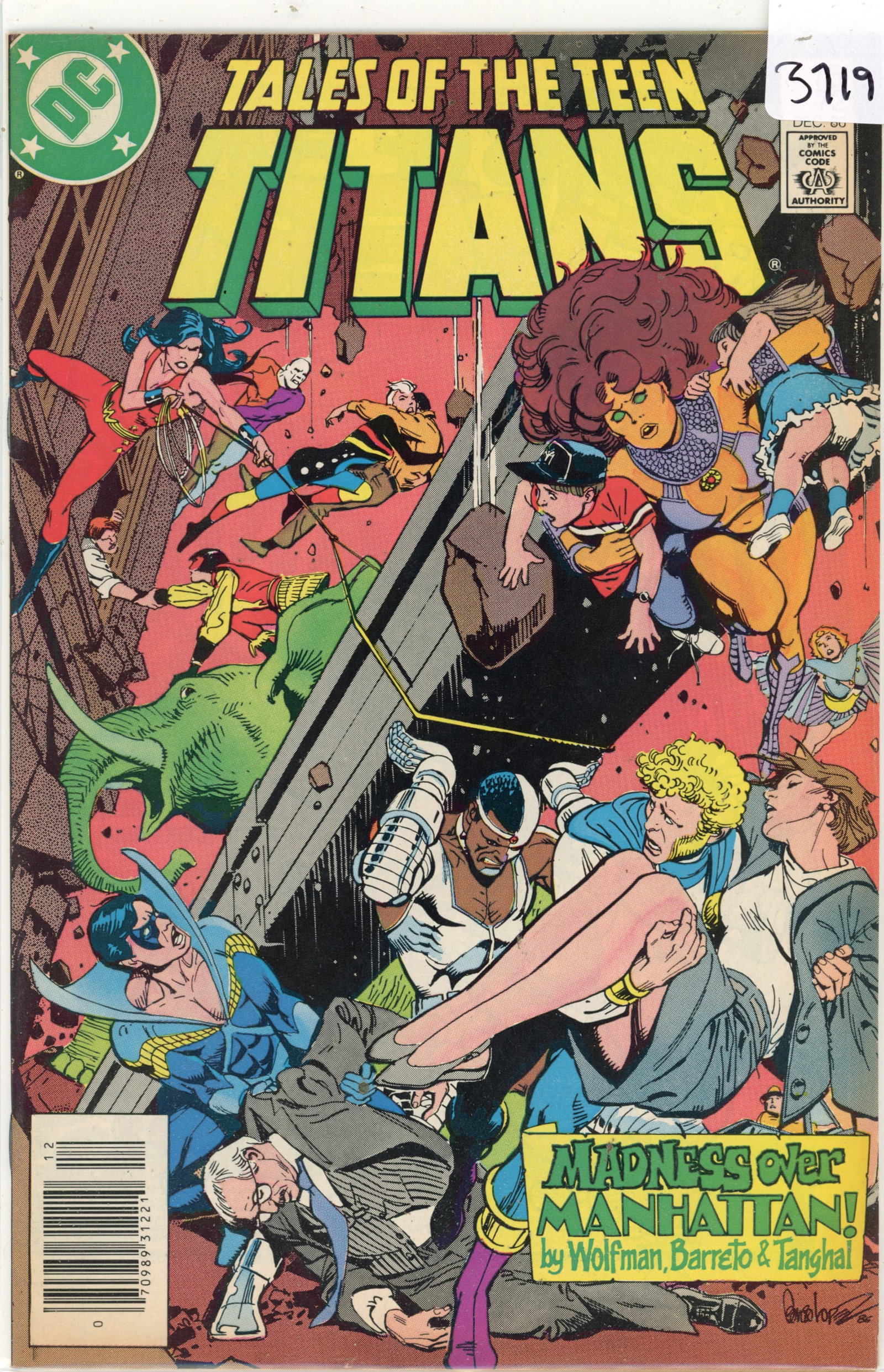 1986 Teen Titans issue 72: 1986 Teen Titans issue 72
