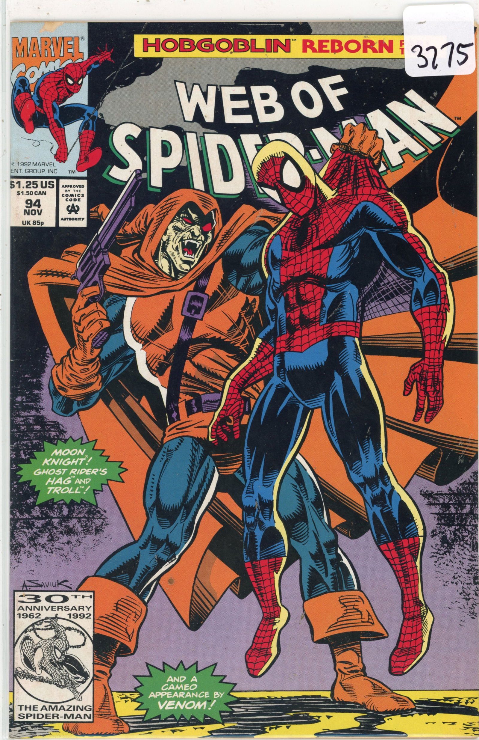 1992 Marvel Spider-Man Issue 94 (1 of 1)