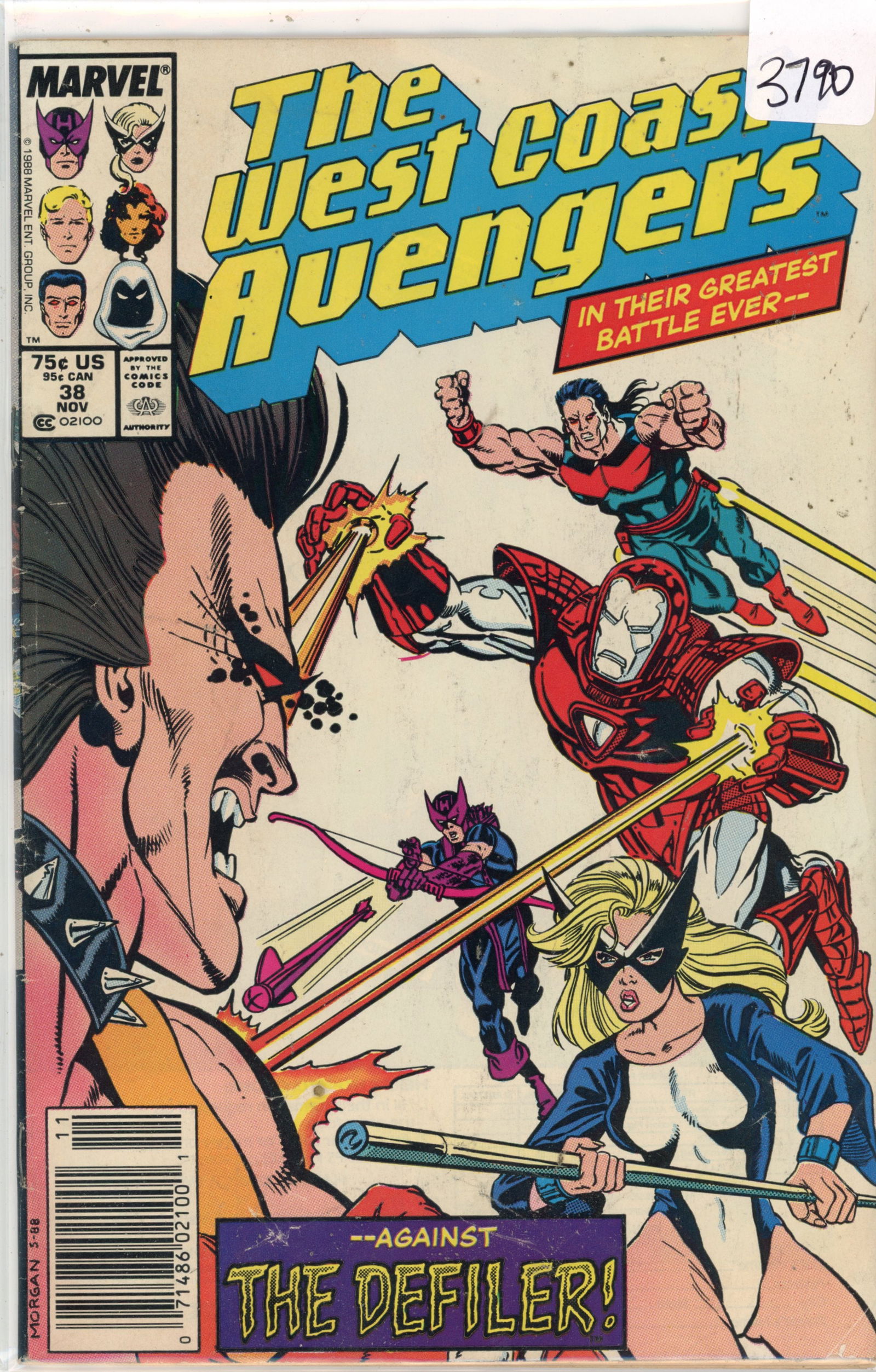 1988 Marvel Avengers Issue 38 (1 of 1)