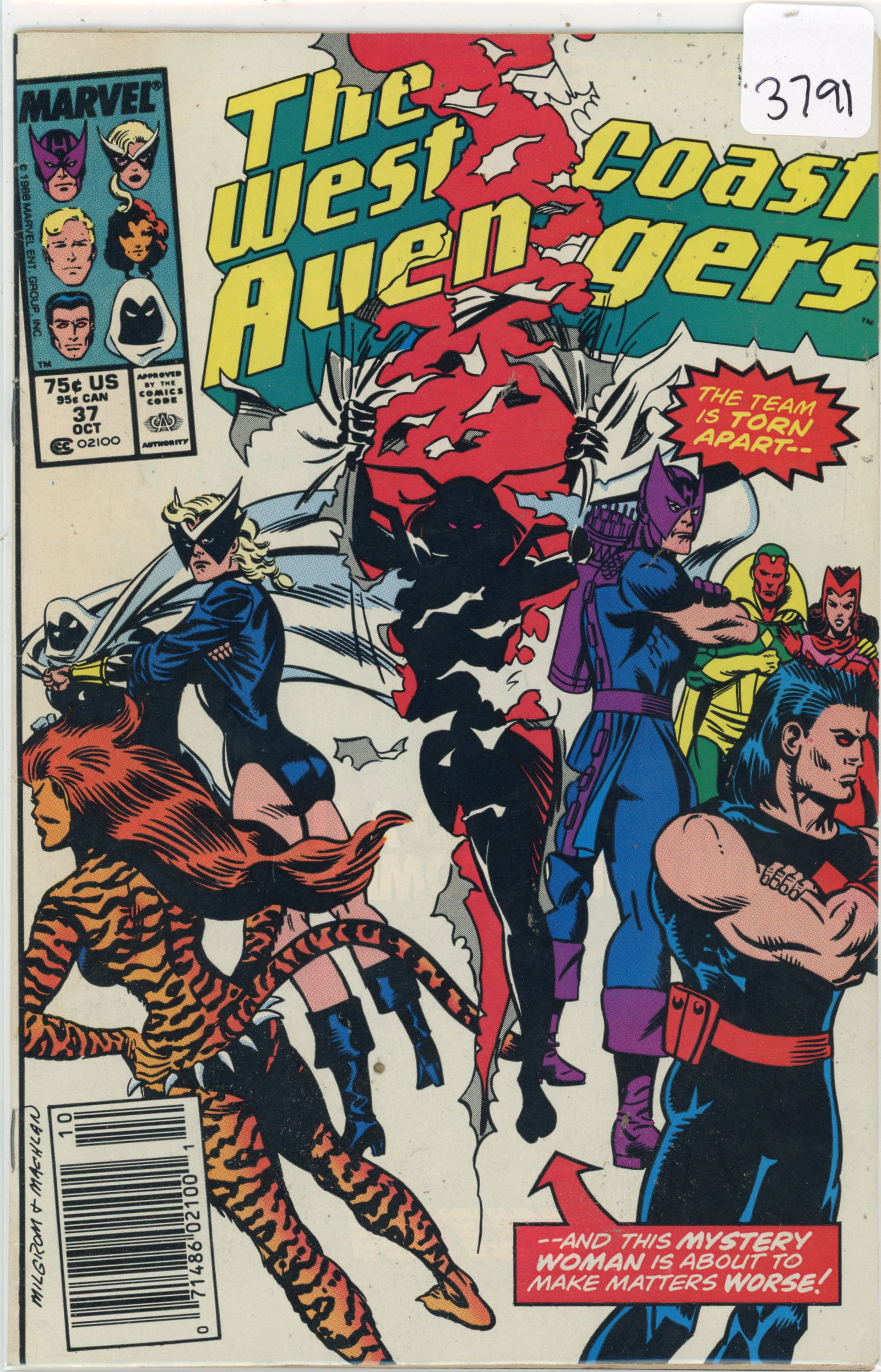 1988 Marvel Avengers Issue 37 (1 of 1)