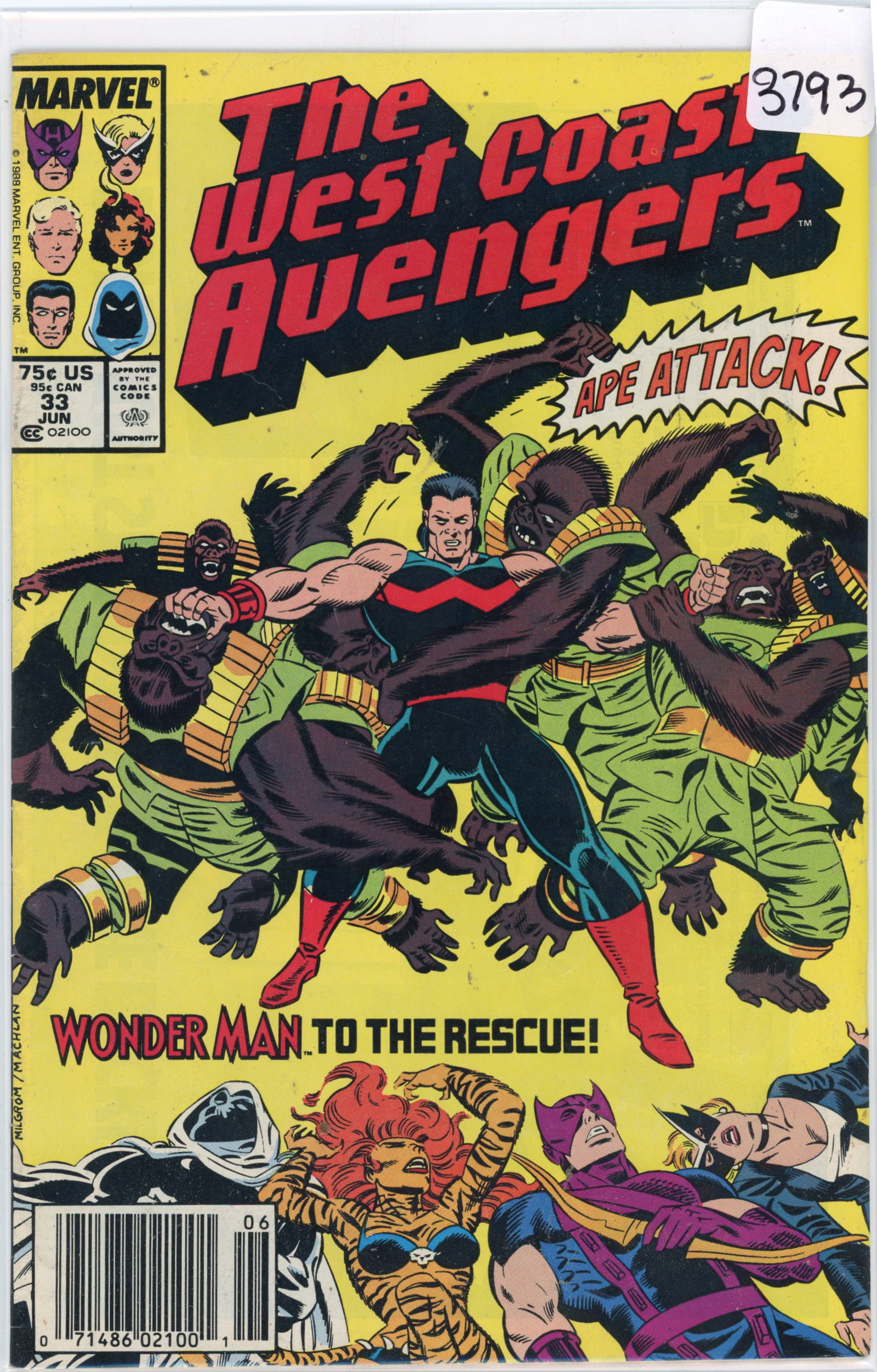 1988 Marvel Avengers Issue 33 (1 of 1)