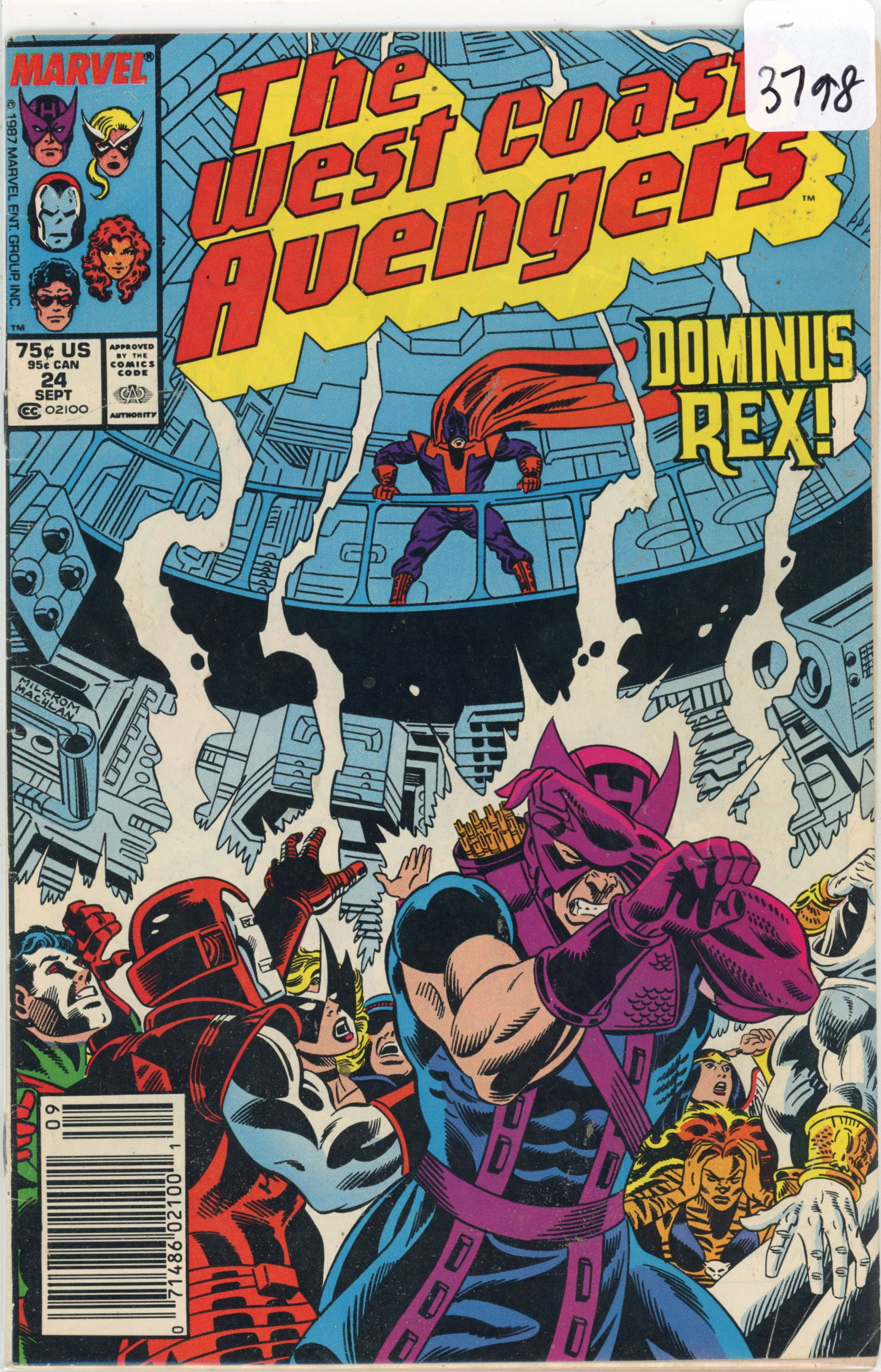 1987 Marvel Avengers Issue 24 (1 of 1)