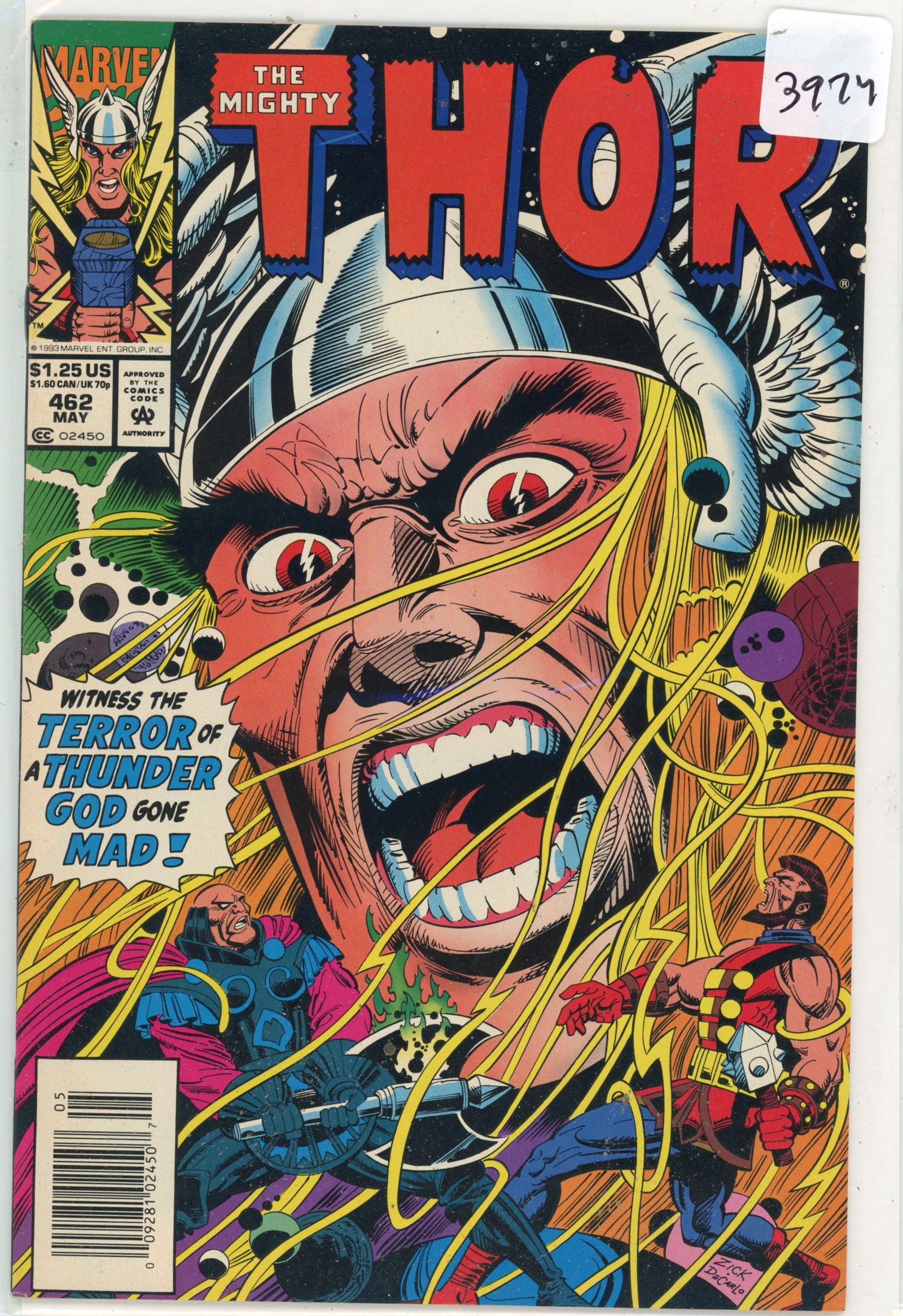 1993 Marvel Thor Issue 462 (1 of 1)