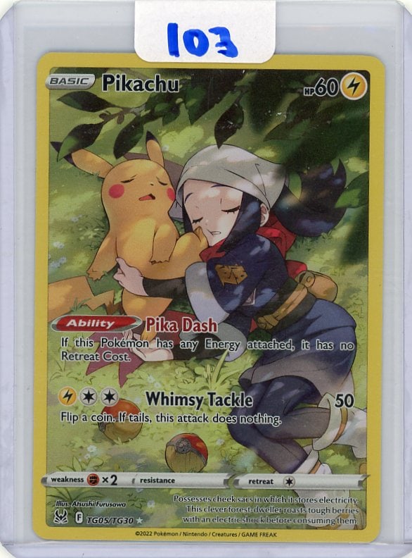 Pkiachu Pokemon Card (1 of 1)