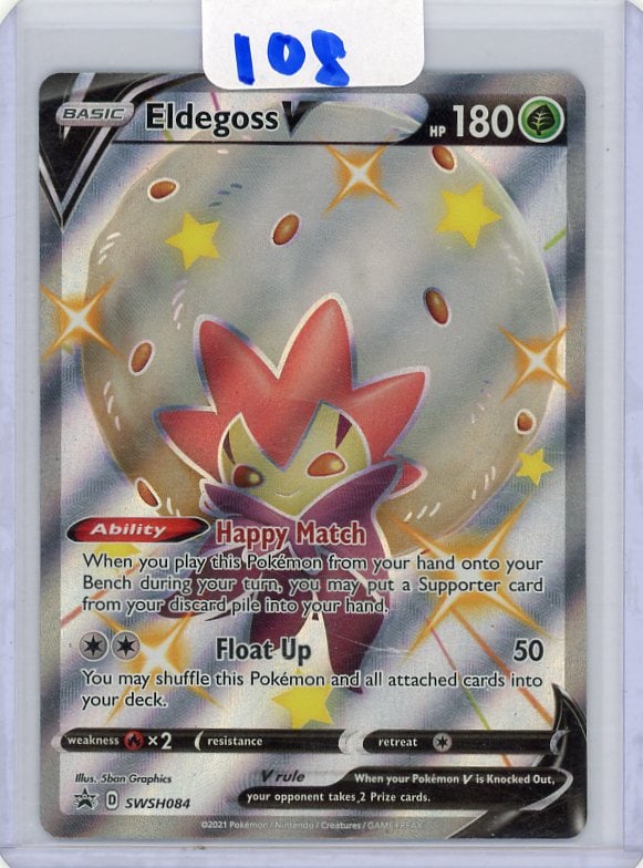 Eldegoss Vmax Pokemon Card (1 of 1)