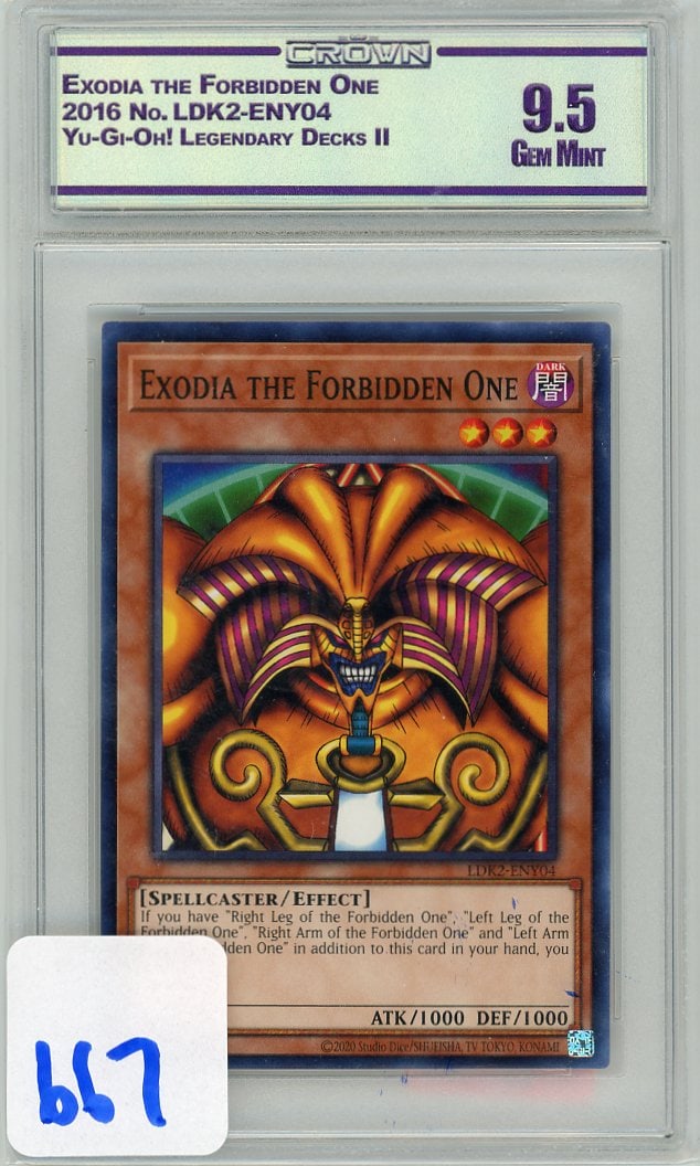 Exodia CC&G YU-GI-OH Legendary Decks Gem Mint 9.5: Exodia CC&G YU-GI-OH Legendary Decks Gem Mint 9.5