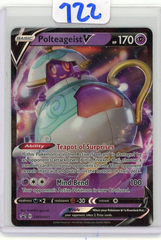 2021 Polteageist V Pokemon: 2021 Polteageist V Pokemon