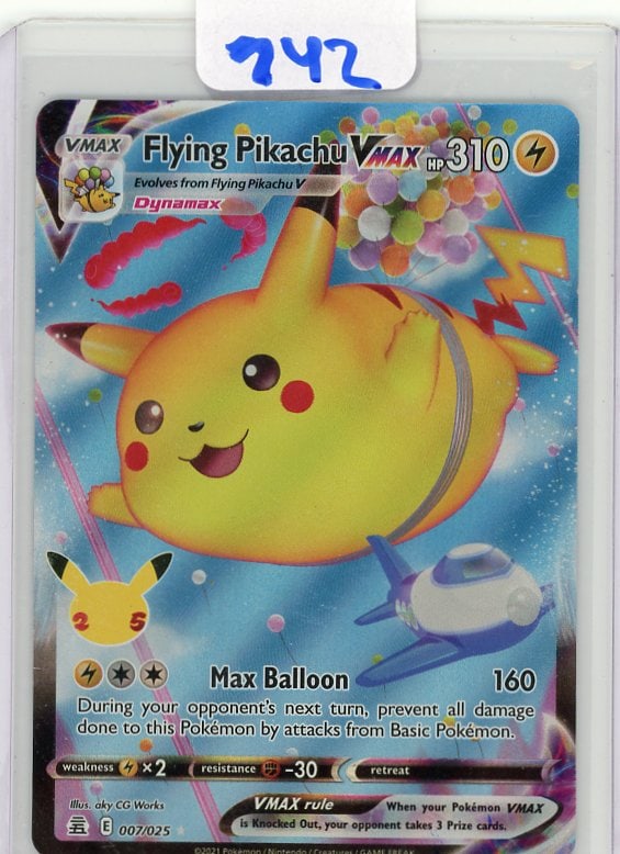 2021 Flying Pikachu Vmax Pokemon (1 of 1)