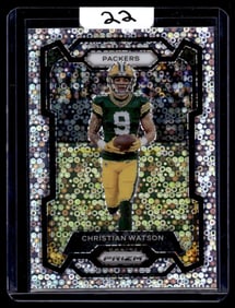 2023 Christian Watson Panini Prizm/No Huddle Prizm