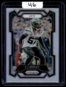 2023 CJ Mosley Panini Prizm/Silver Prizm