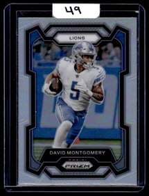 2023 David Montgomery Panini Prizm/Silver Prizm