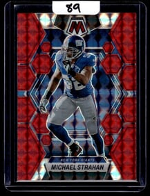 2023 Michael Strahan Panini Mosaic/Red Mosaic Prizm