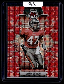 2023 John Lynch Panini Mosaic/Red Camo Prizm