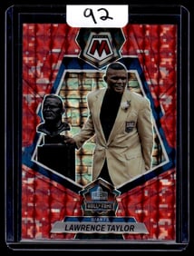 2023 Lawrence Taylor Panini Mosaic/Red Camo Prizm