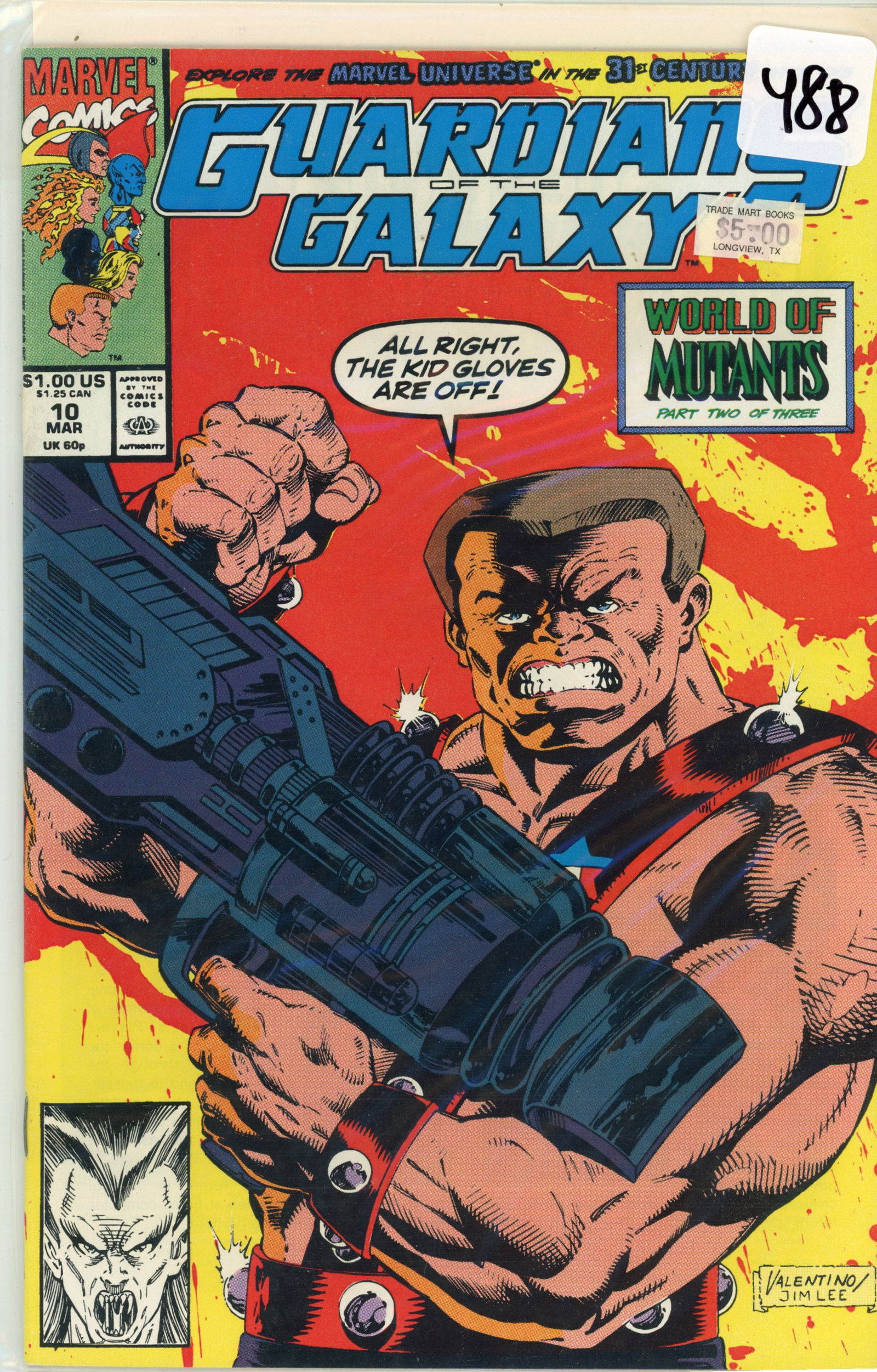 1990 Marvel Guardians Of Galaxy Issue 10 (1 of 1)