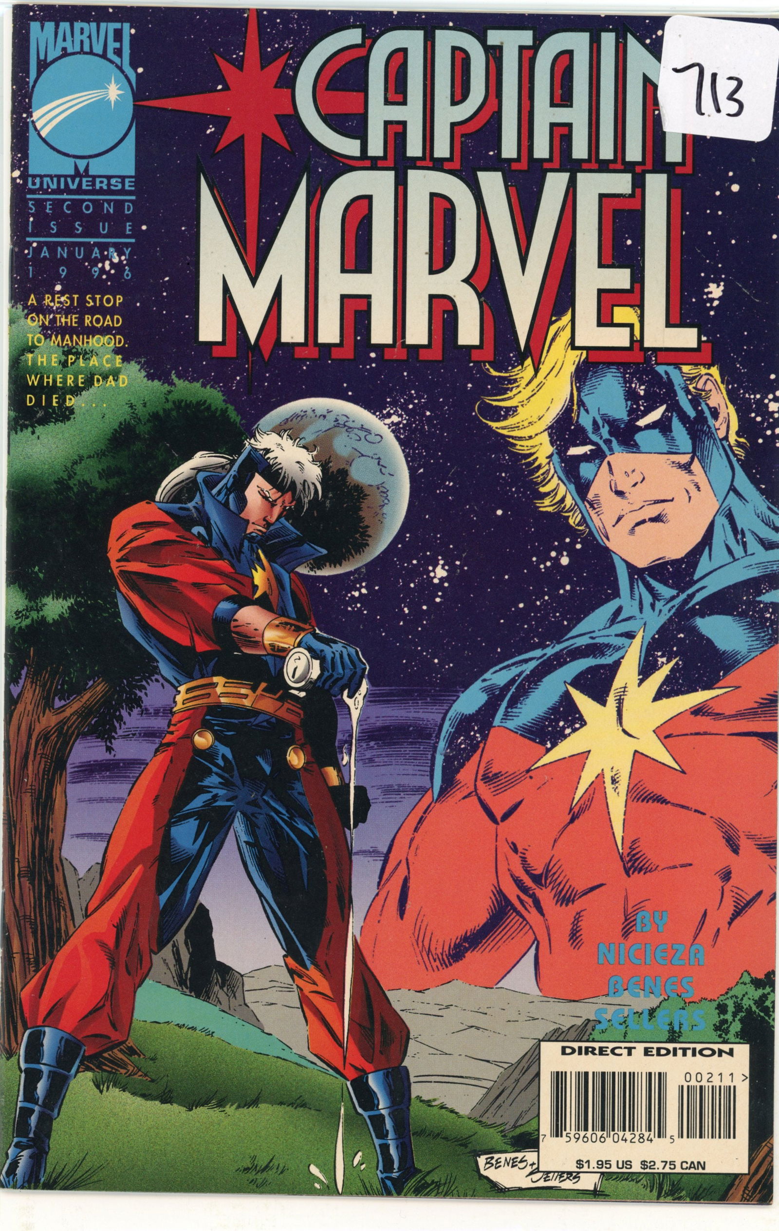 1996 Marvel Captain Marvel Issue 2 (1 of 1)