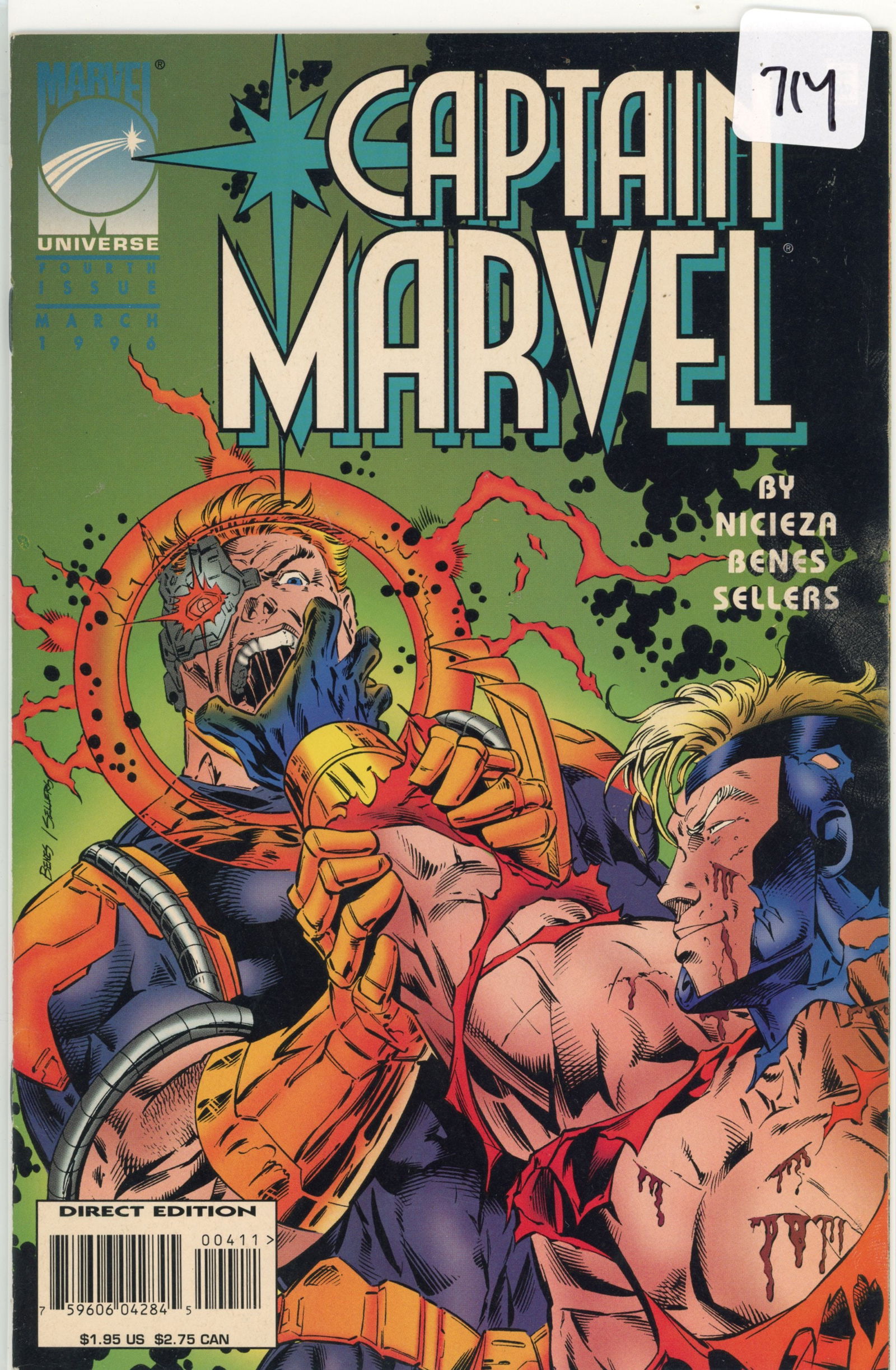 1996 Marvel Captain Marvel Issue 4 (1 of 1)