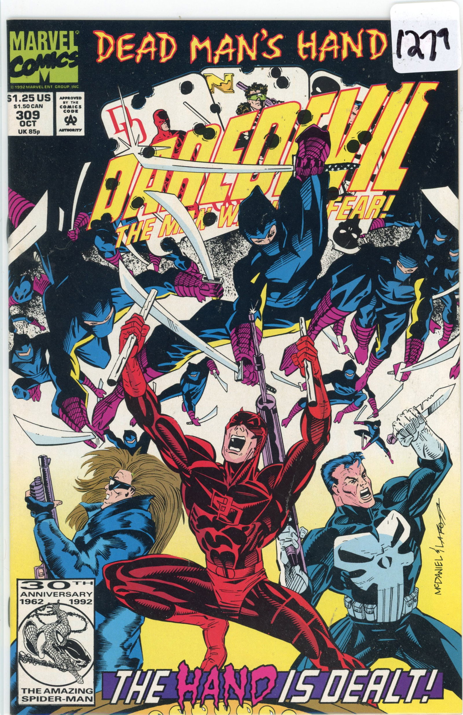 1992 Marvel Daredevil Issue 309 (1 of 1)