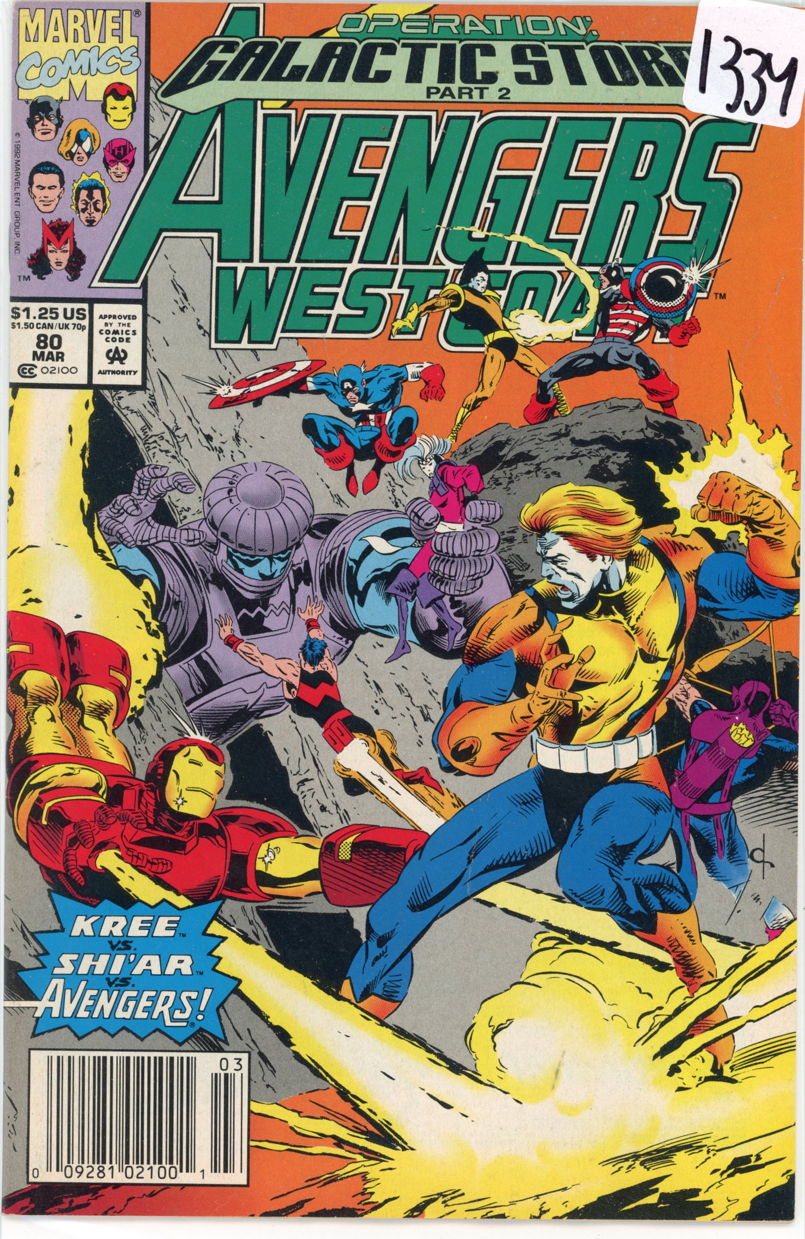 1992 Marvel Avengers Issue 80 (1 of 1)