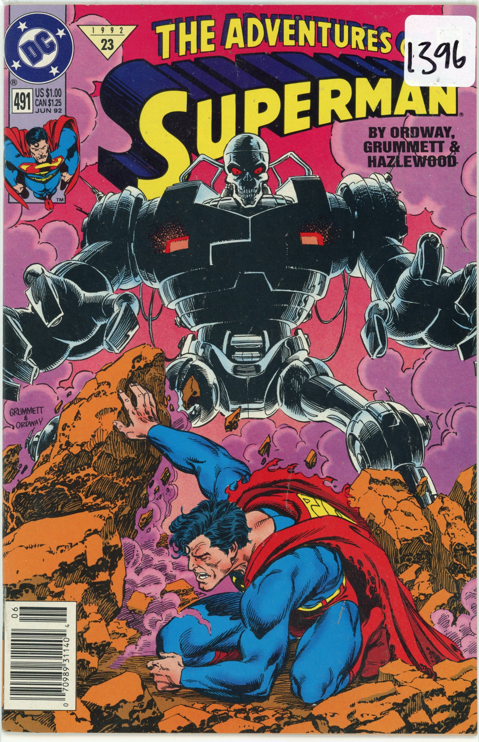 1992 DC Superman Issue 491 (1 of 1)