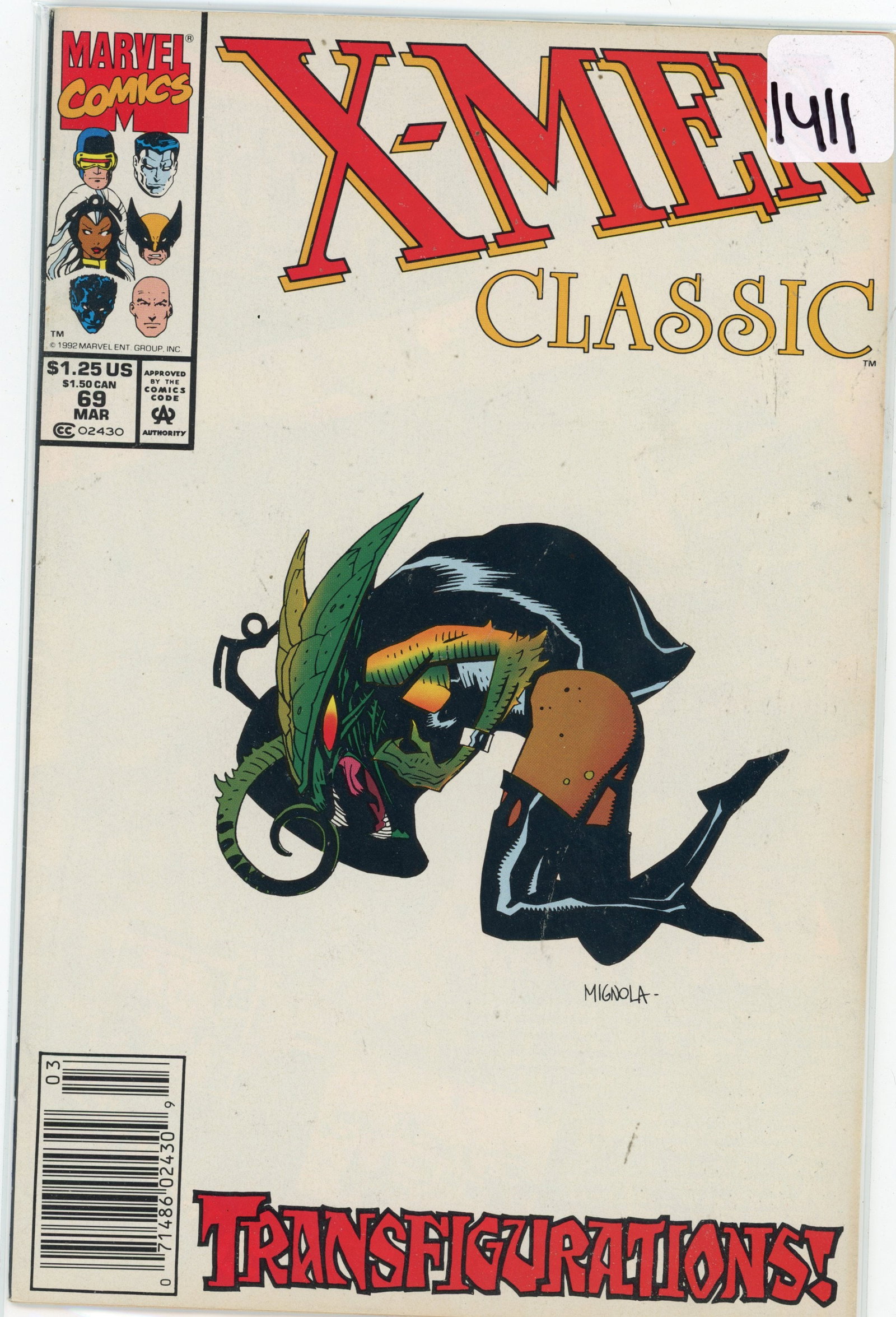 1992 Marvel X-men Issue 69 (1 of 1)