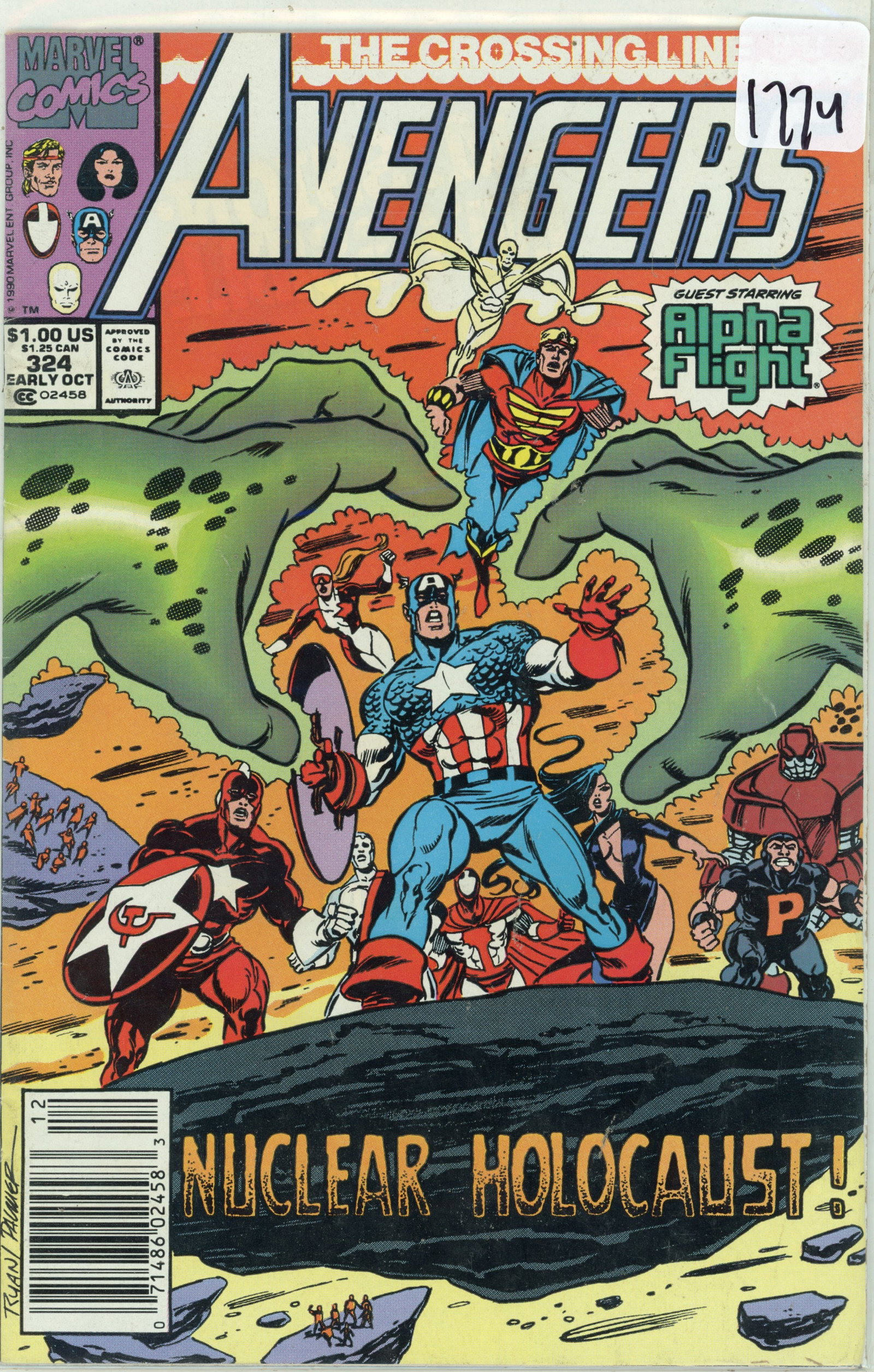 1990 Marvel Avengers Issue 324 (1 of 1)