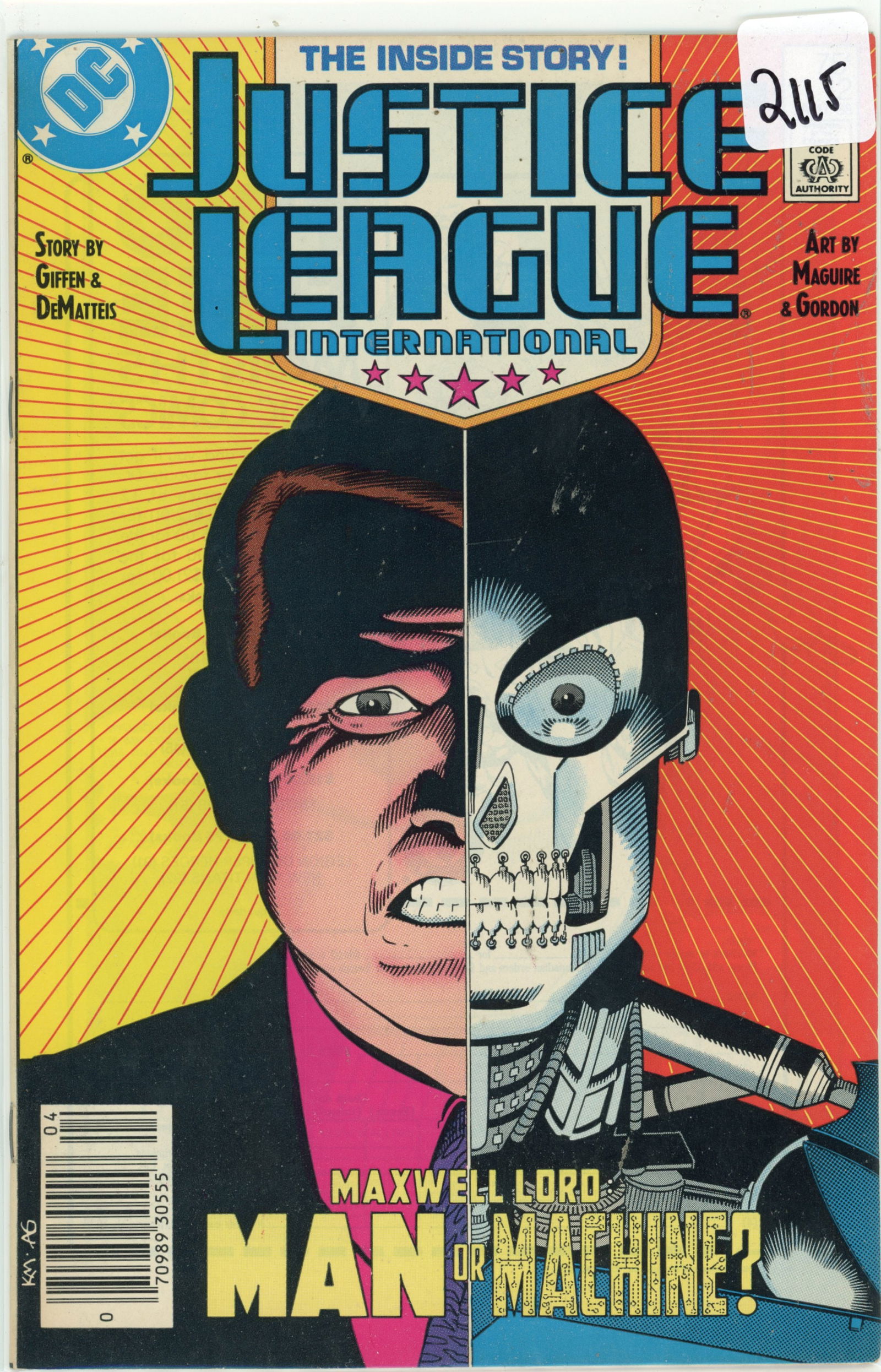 1988 DC Justice League Issue 12 (1 of 1)