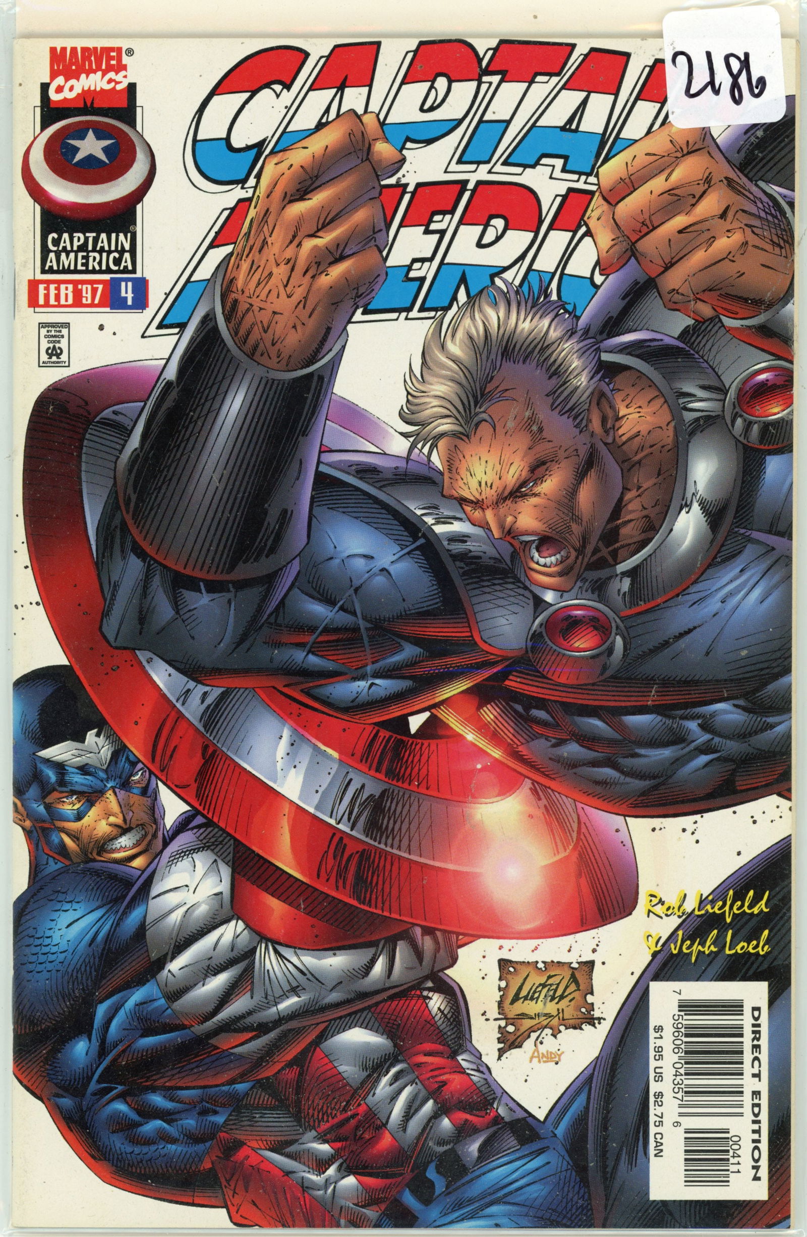 1997 Marvel Captain America Issue 4 (1 of 1)