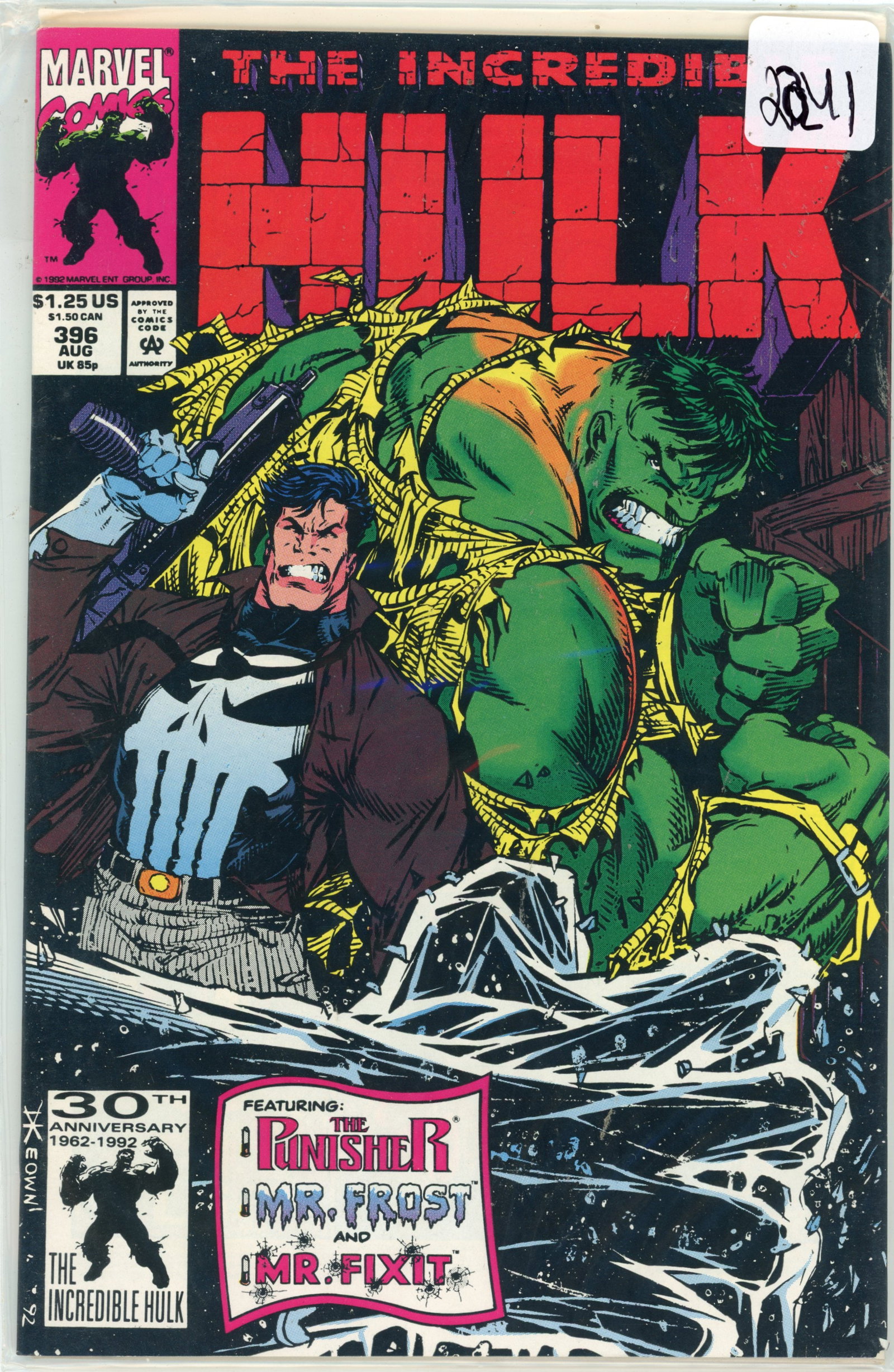 1992 Marvel Hulk Issue 396 (1 of 1)
