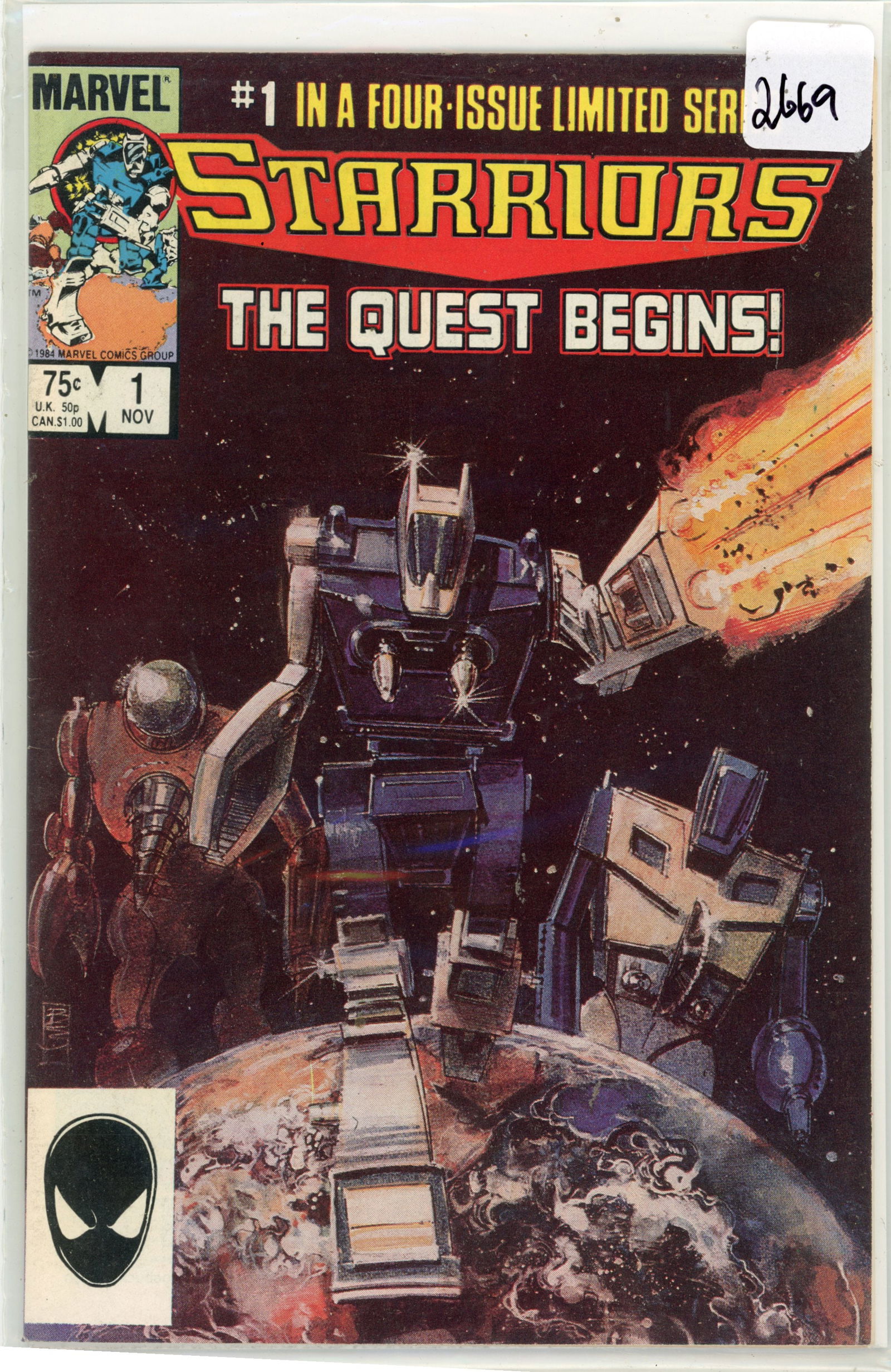 1984 Marvel Starriors Issue 1 (1 of 1)