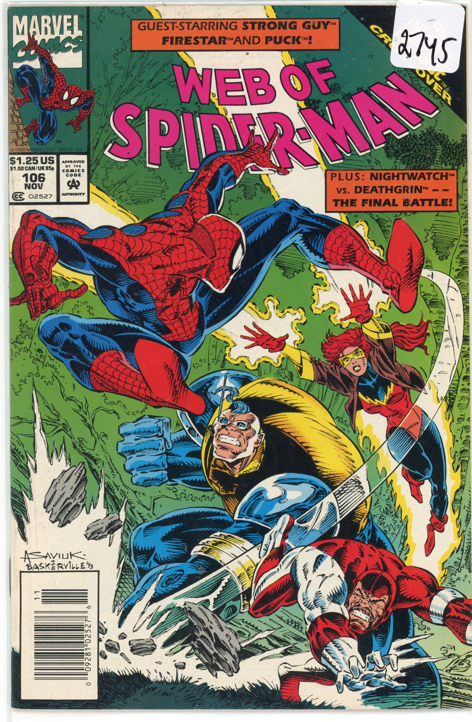 1993 Marvel Spiderman Issue 106 (1 of 1)