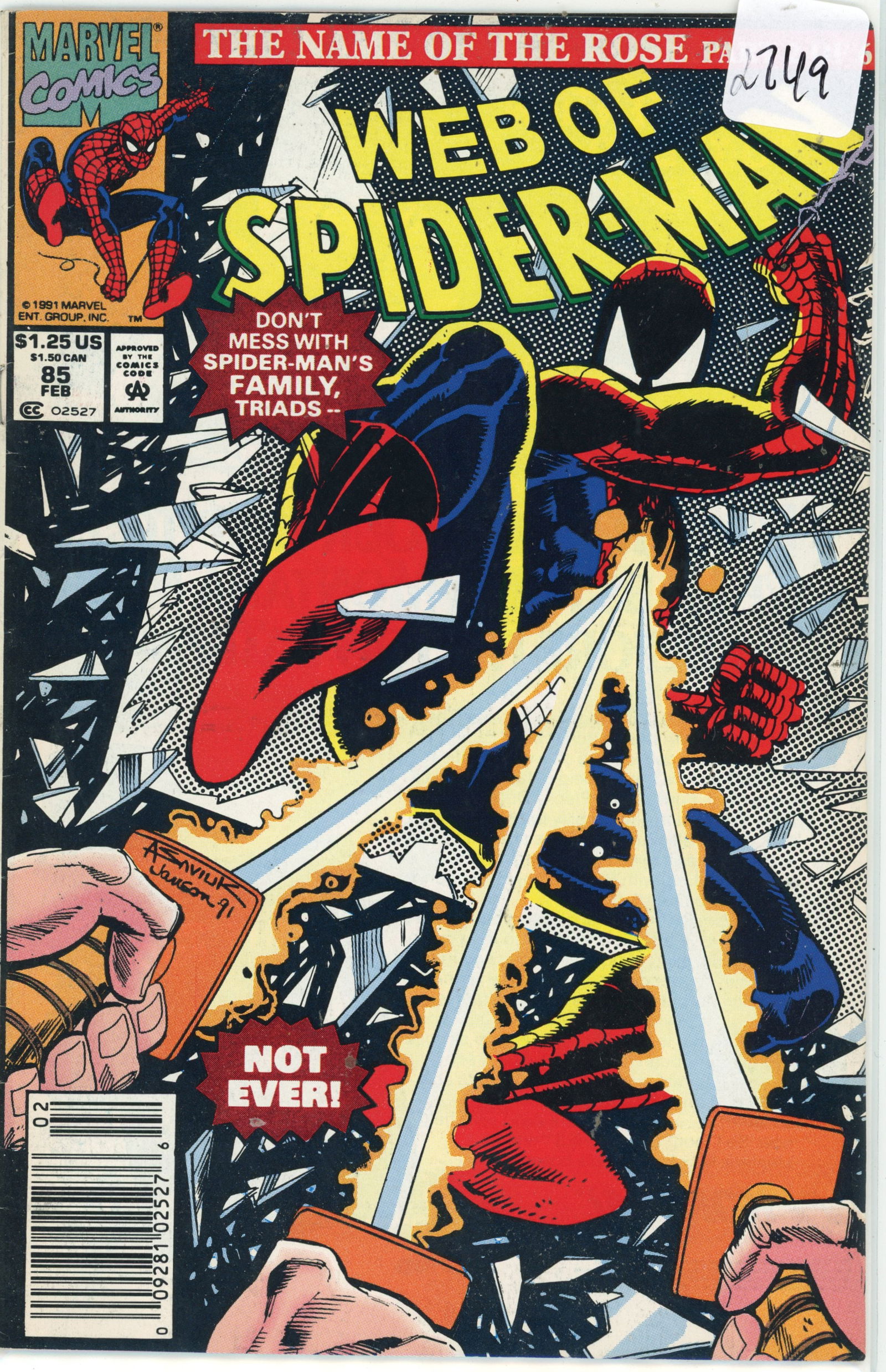 1992 Marvel Spiderman Issue 85 (1 of 1)