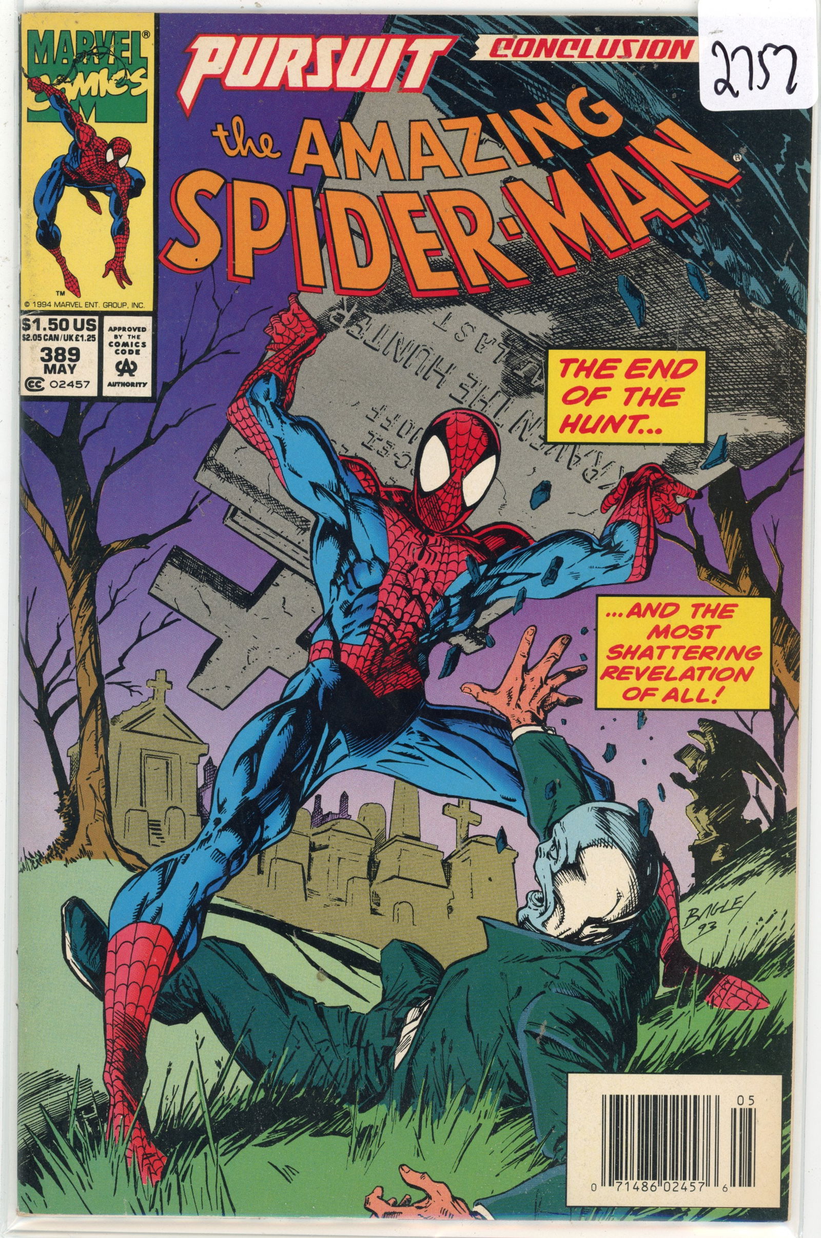 1994 Marvel Spiderman Issue 389 (1 of 1)