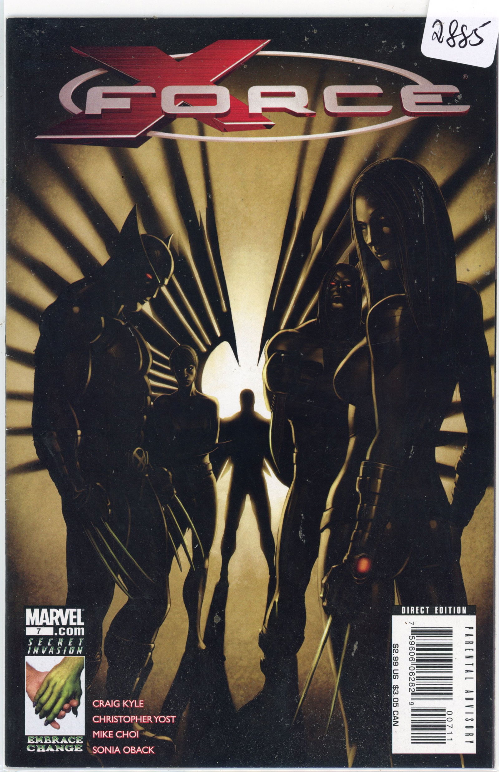 2008 Marvel X-Force Issue 7 (1 of 1)