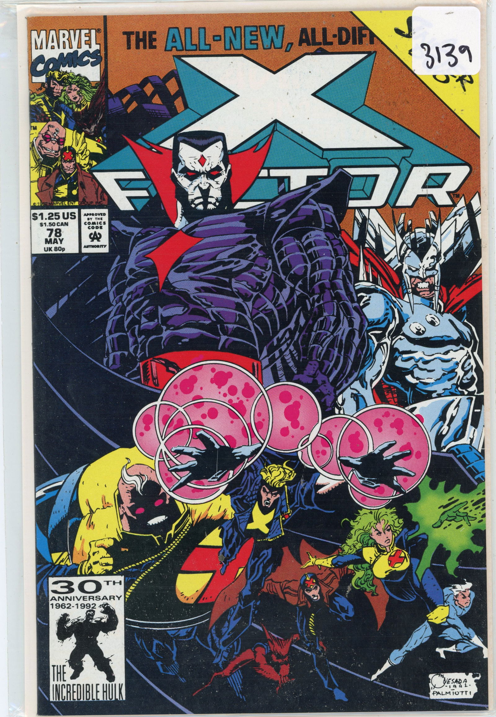 1992 Marvel X-Factor Issue 78 (1 of 1)