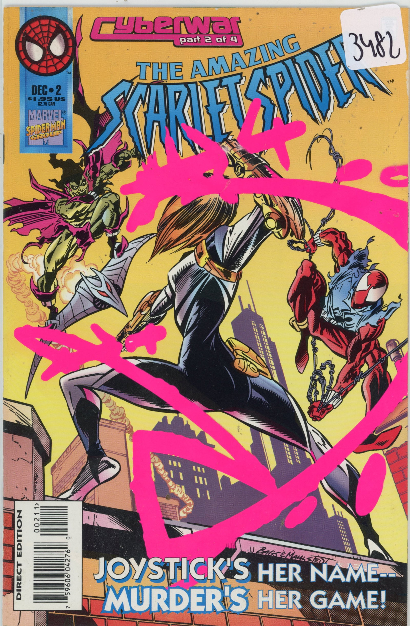 1995 Marvel Scarlet Spiderman Issue 2 (1 of 1)