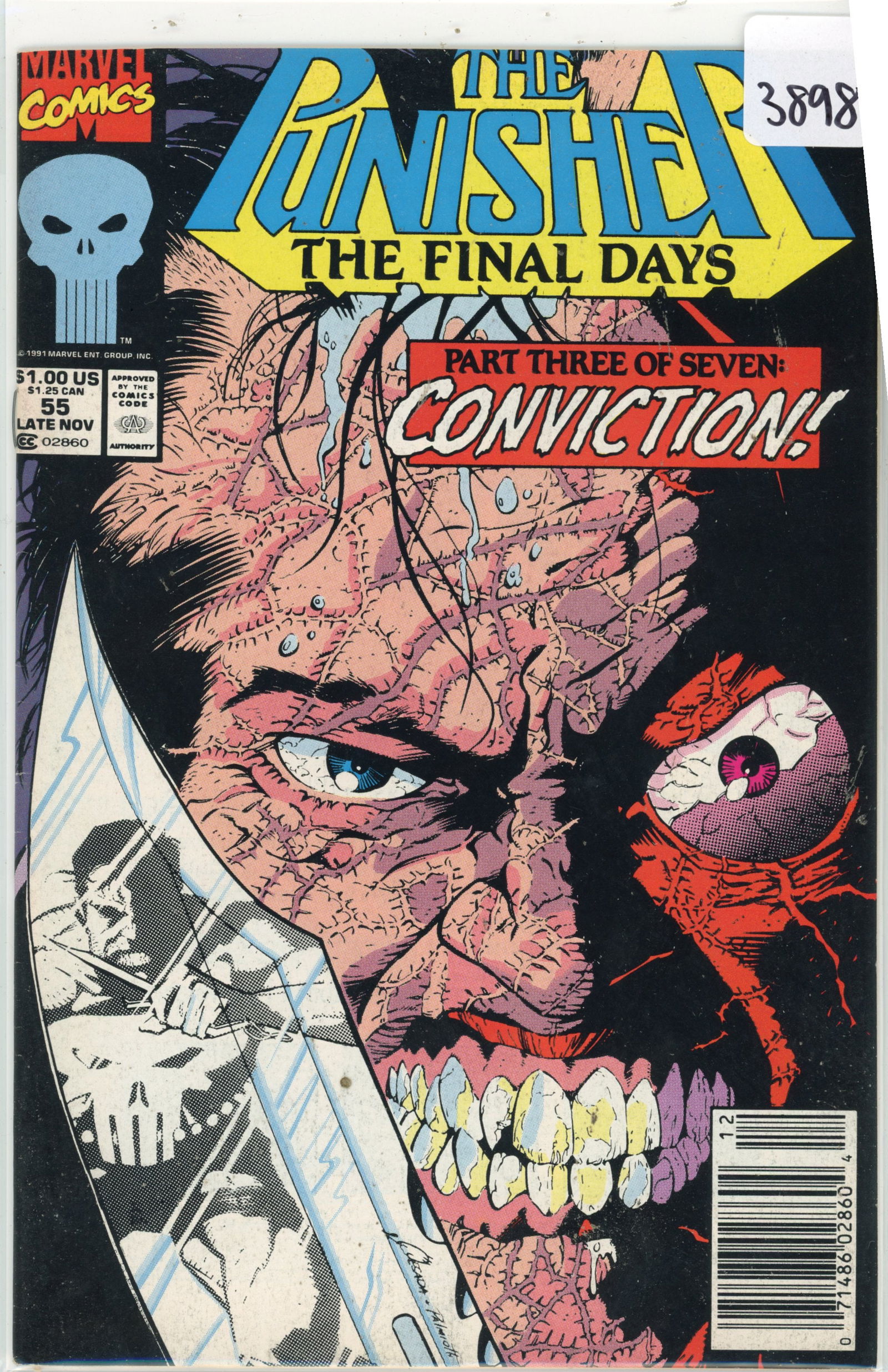 1991 Marvel Punisher Issue 55 (1 of 1)