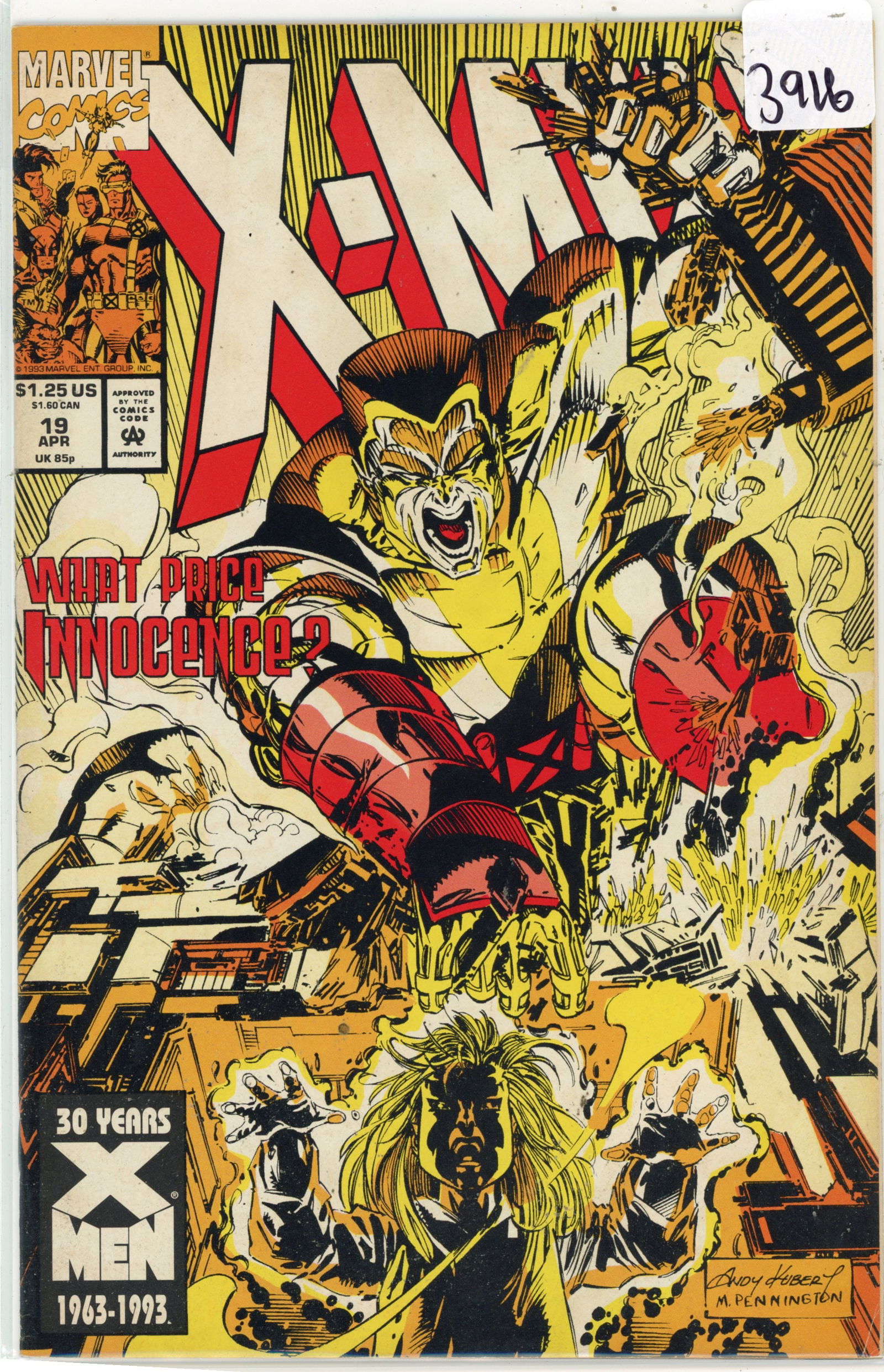 1993 Marvel X-Men Issue 19 (1 of 1)