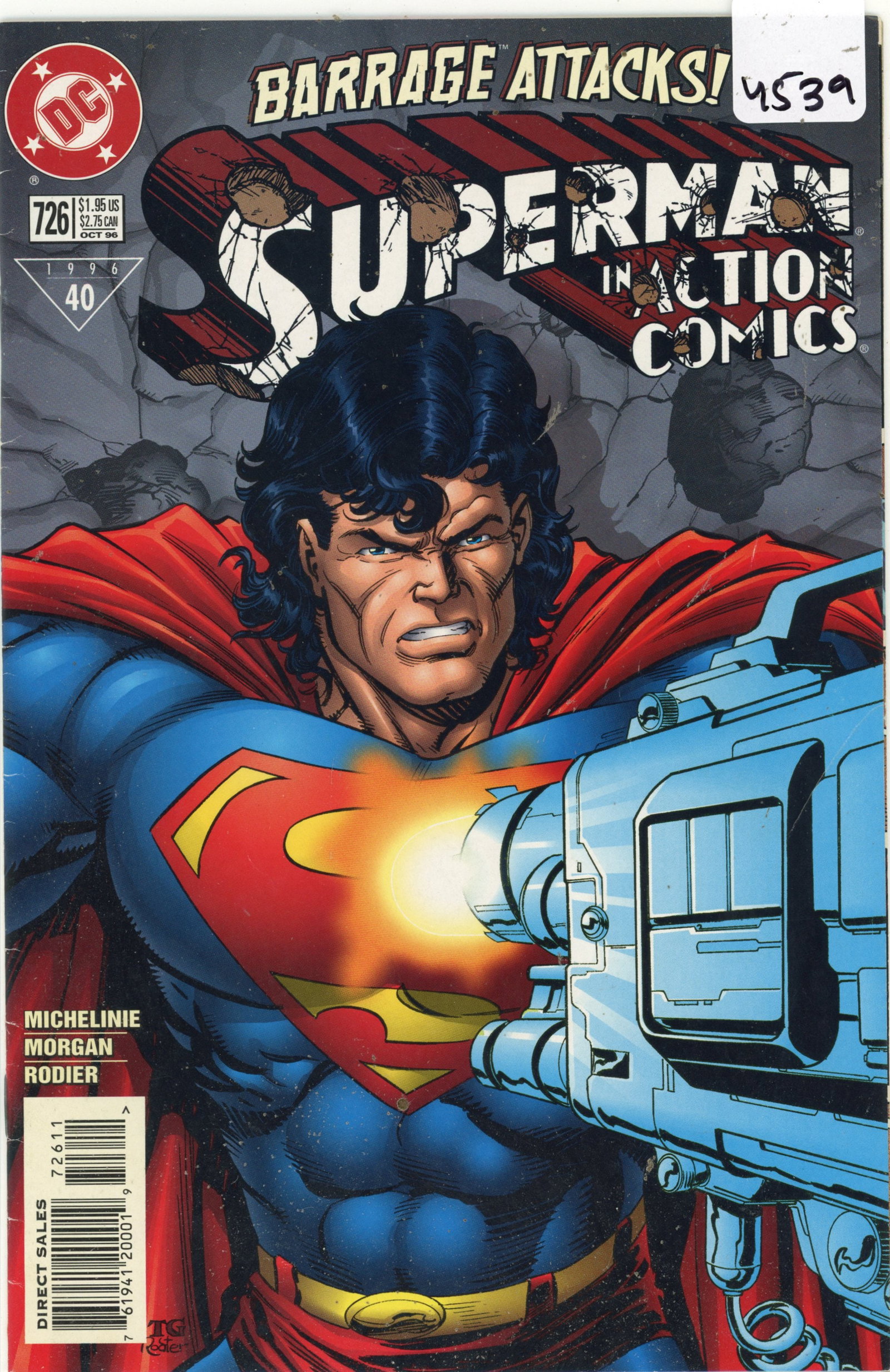 1996 DC Suprman Issue 726 (1 of 1)