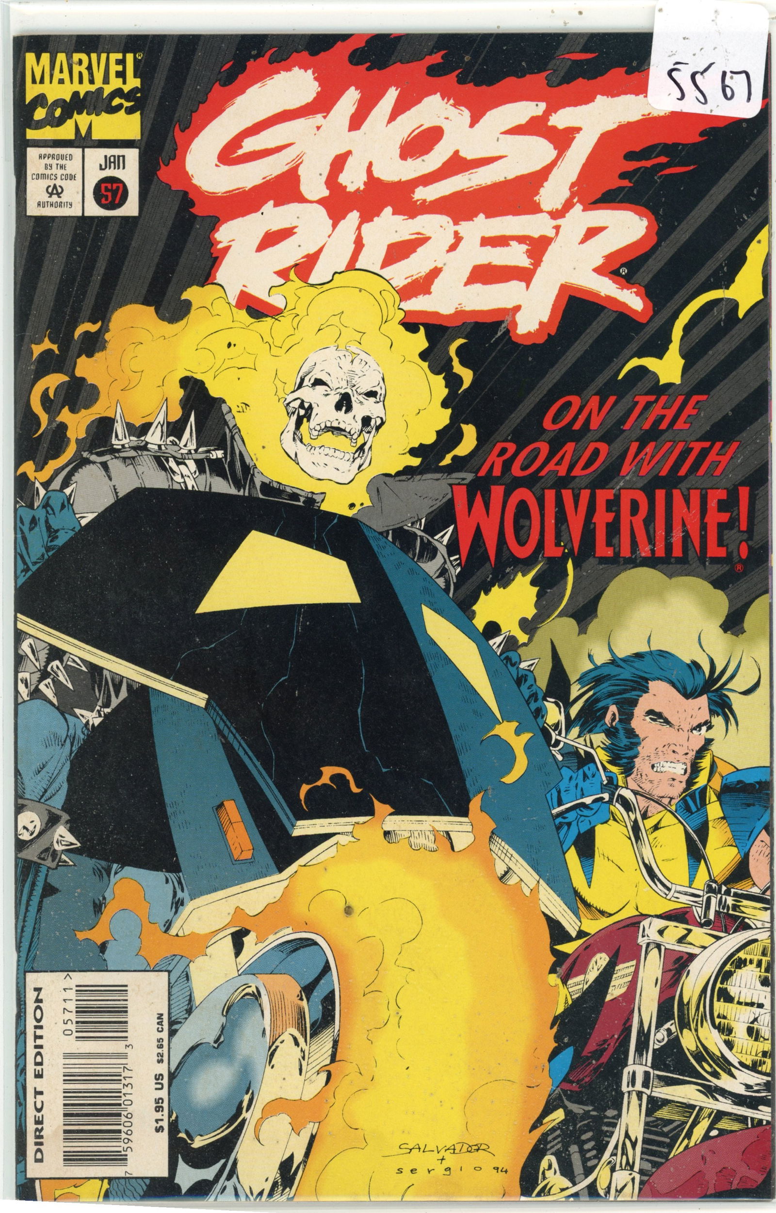 1994 Marvel Ghost Rider Issue 57 (1 of 1)