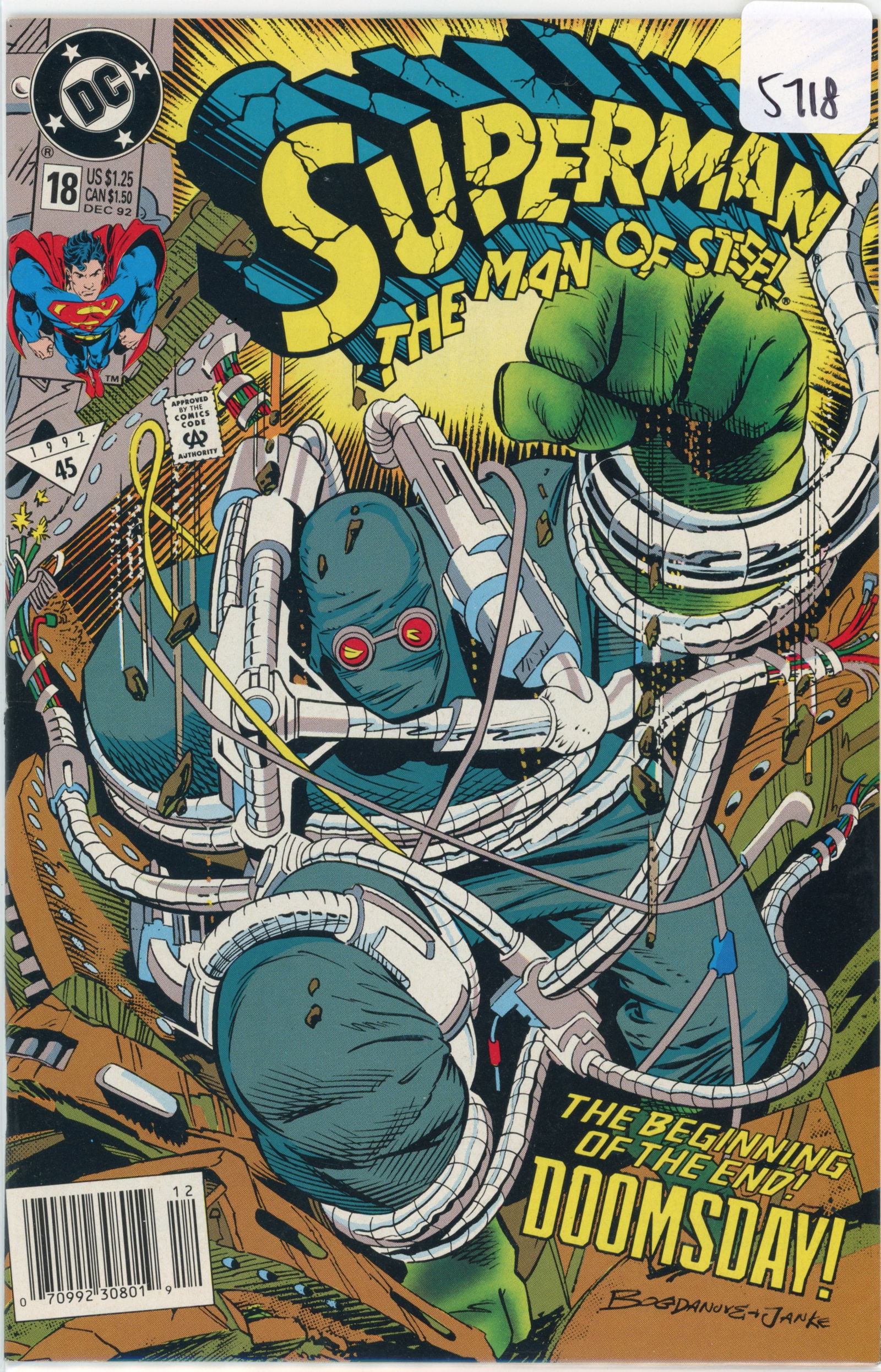 1992 DC Suprman Issue 18 (1 of 1)