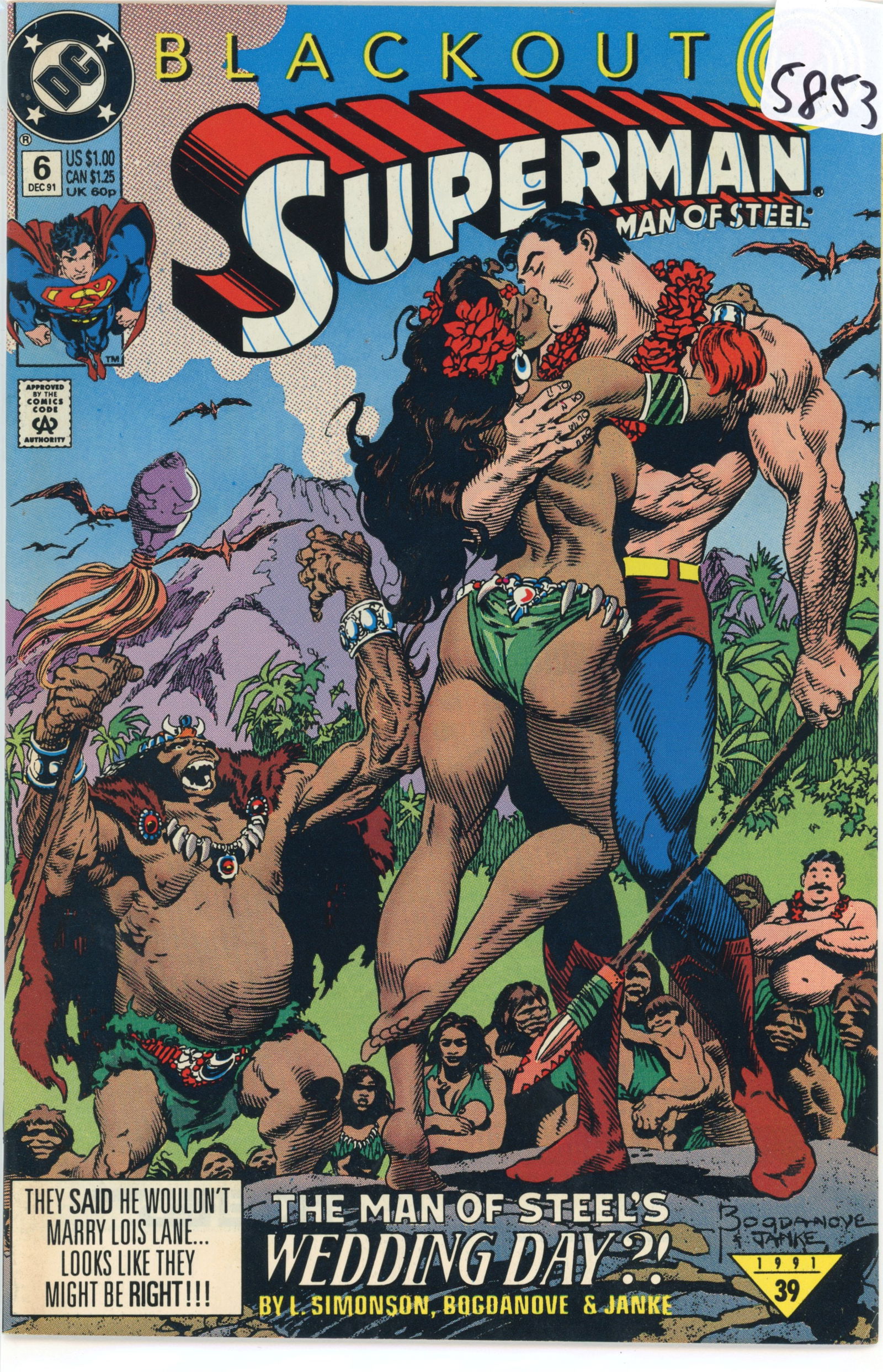 1991 DC Suprman Issue 6 (1 of 1)