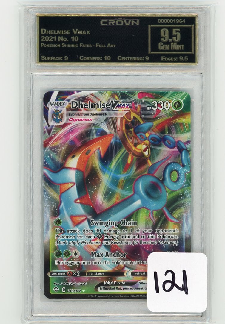 Dhelmise Vmax - 2021 Pokemon Full Art - CC&G Graded 9.5 (1 of 1)