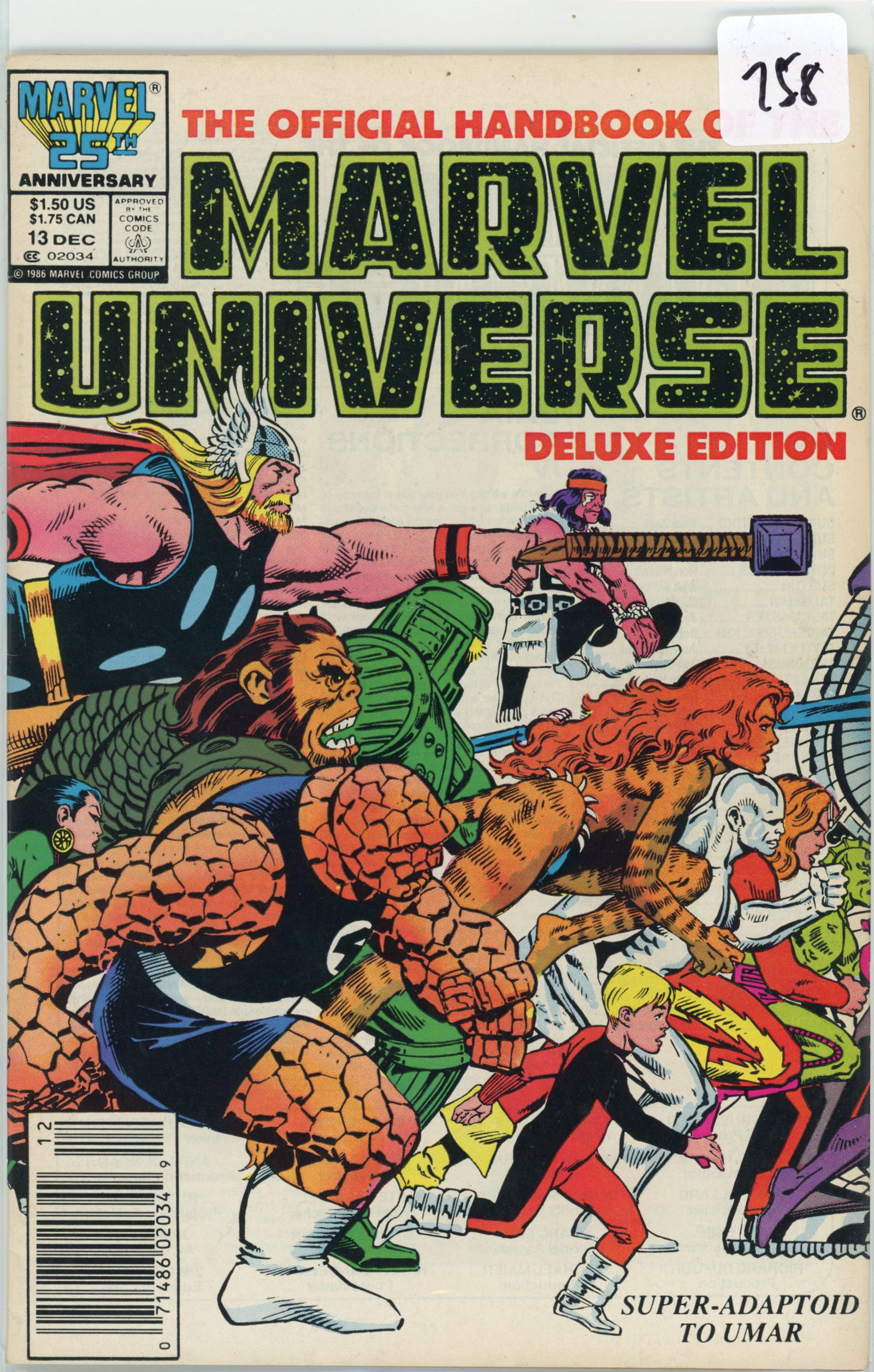 1986 Marvel Universe Issue 13 (1 of 1)