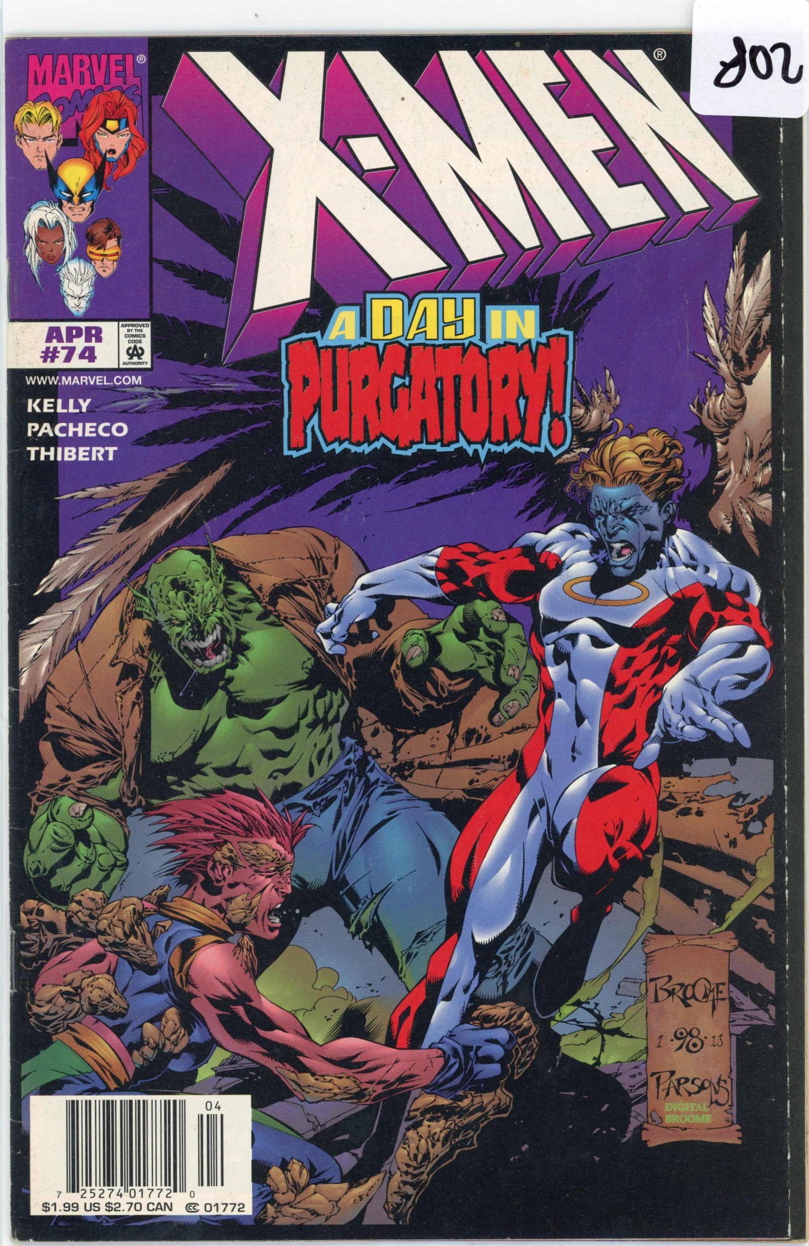 1998 Marvel X-Men Issue 74 (1 of 1)