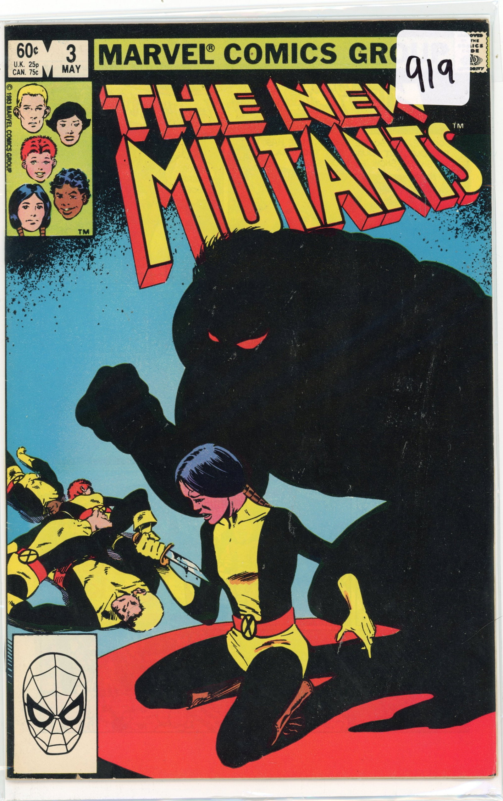 1983 Marvel The Mutants Issue 3 (1 of 1)
