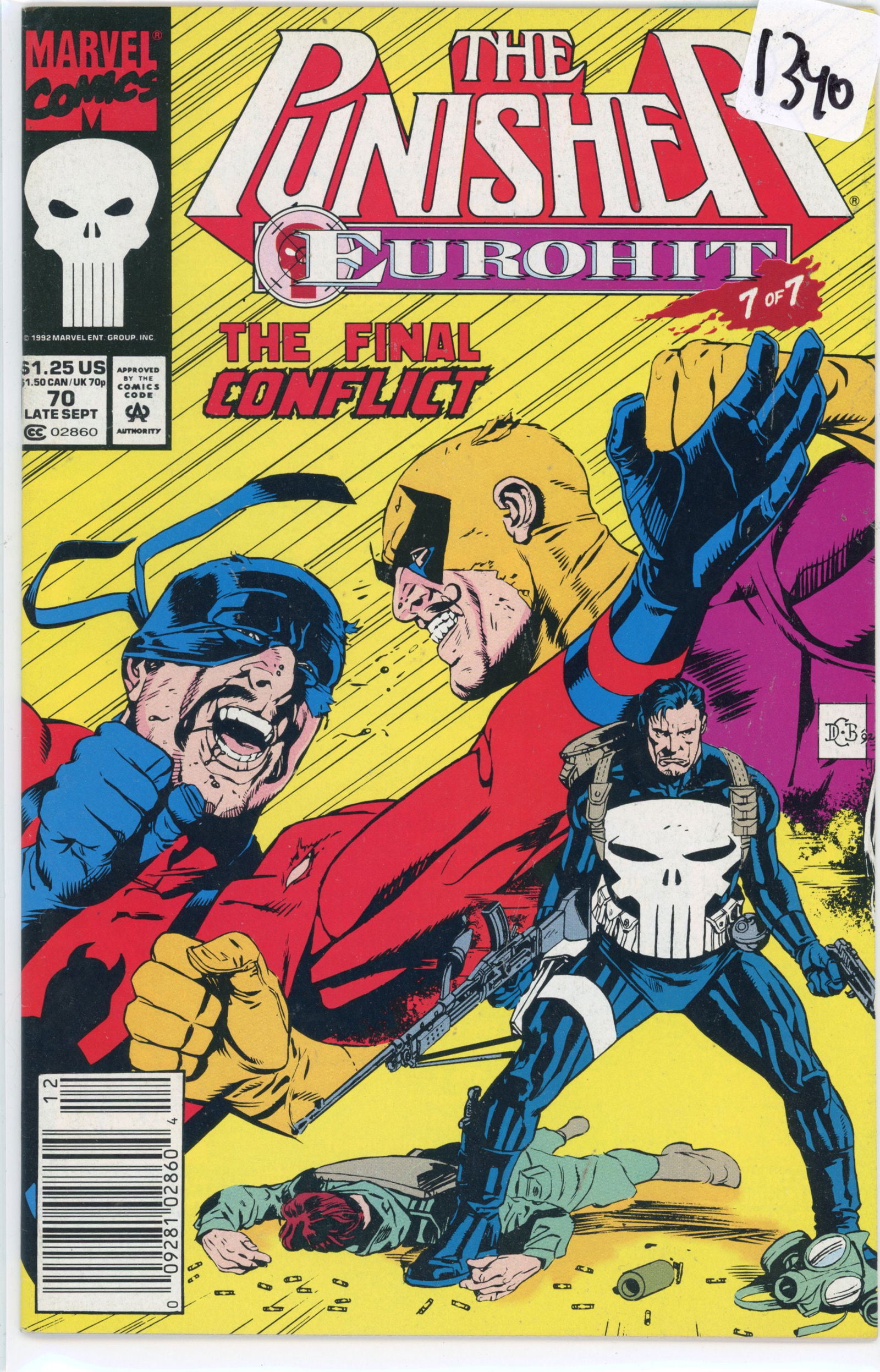 1992 The Punisher Issue 70
