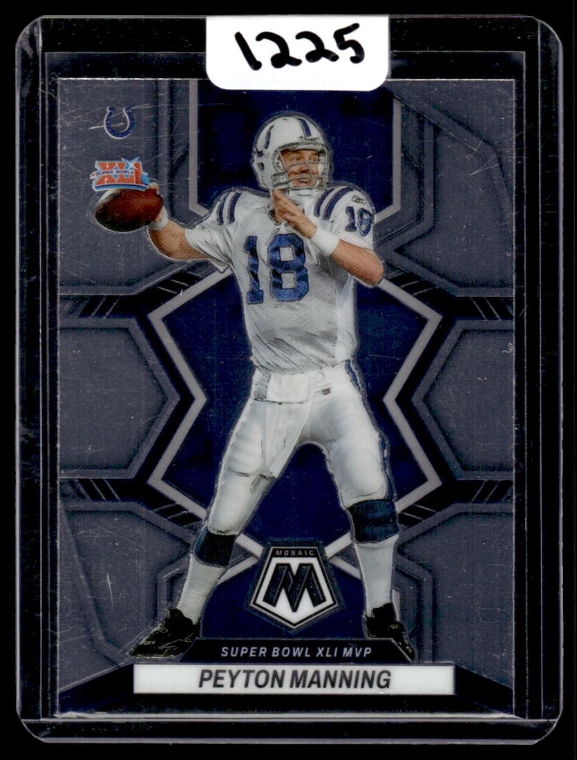 2022 Peyton Manning Panini Mosaic Super Bowl XLI MVP (1 of 1)