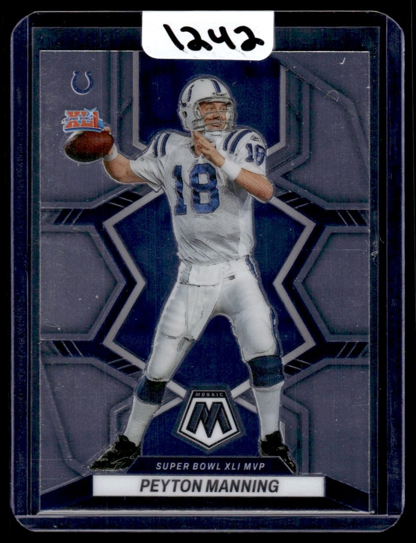 2022 Peyton Manning Panini Mosaic Super Bowl XLI MVP (1 of 1)