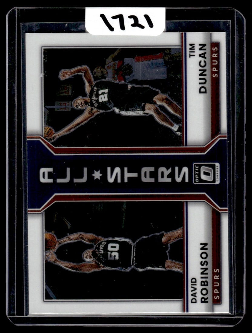 2022-23 David Robinson/Tim Duncan Donruss Optic All Stars (1 of 1)